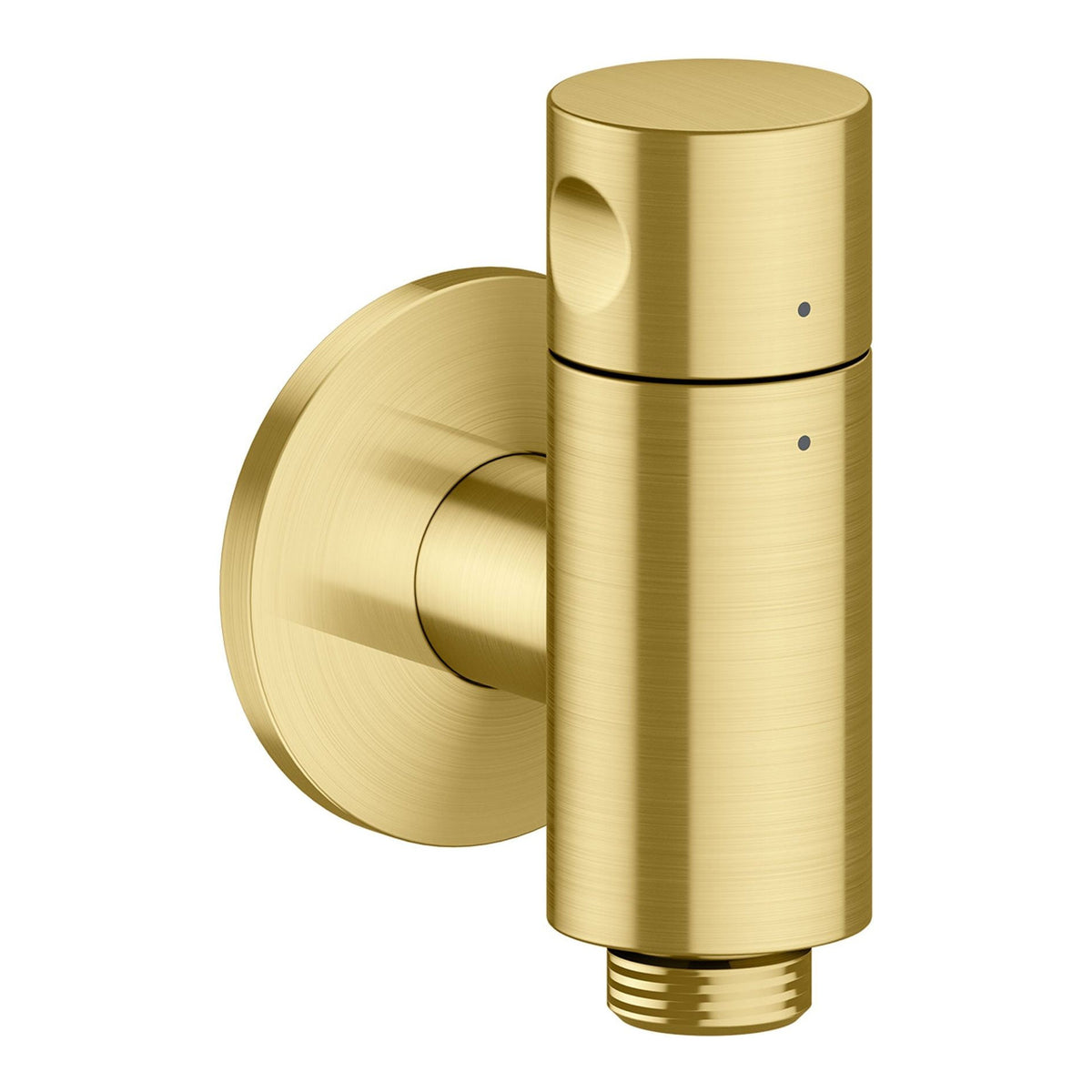 AXOR One Wall outlet stop with shut off valve Brushed Brass 48781950