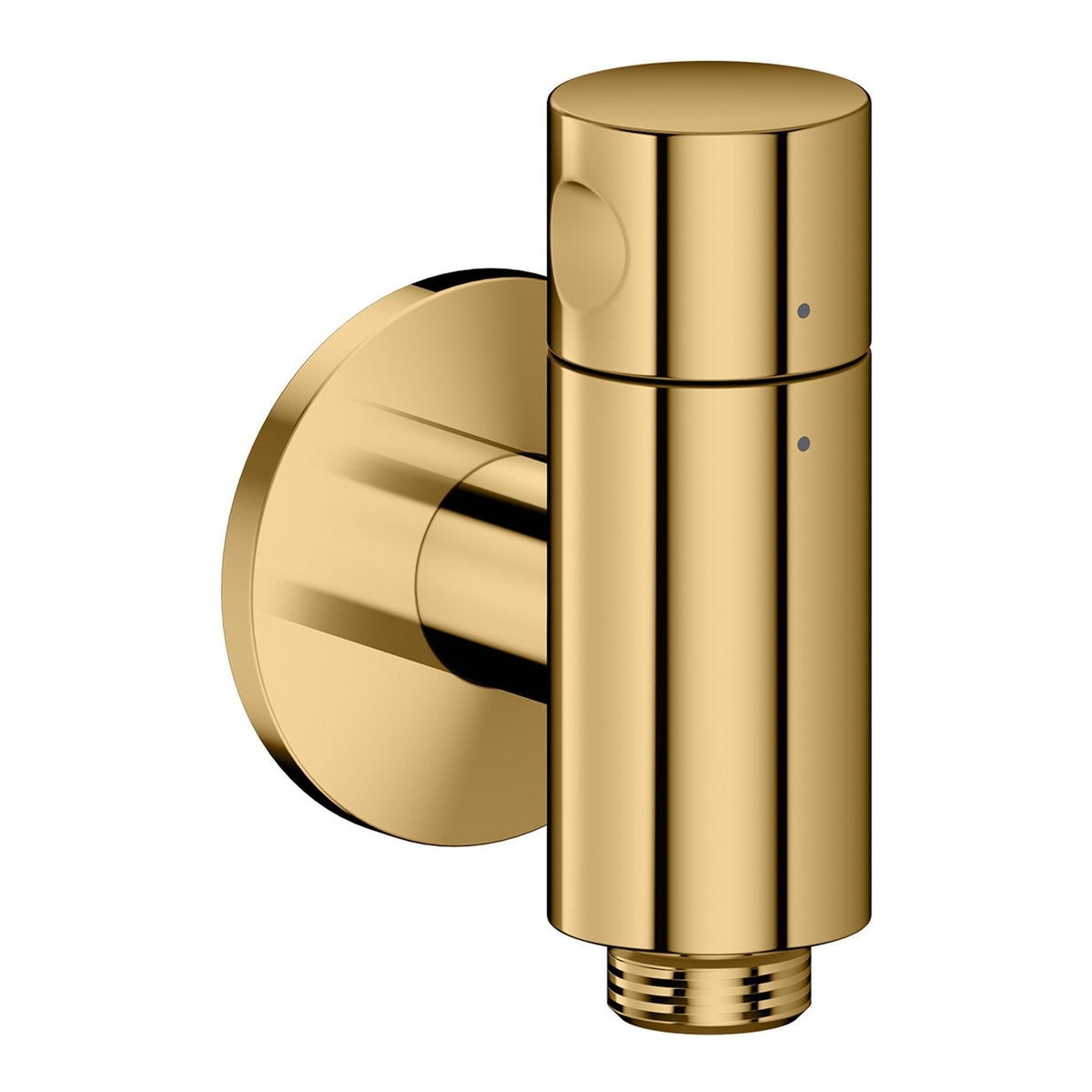 AXOR One Wall outlet stop with shut off valve Polished Gold Optic 48781990