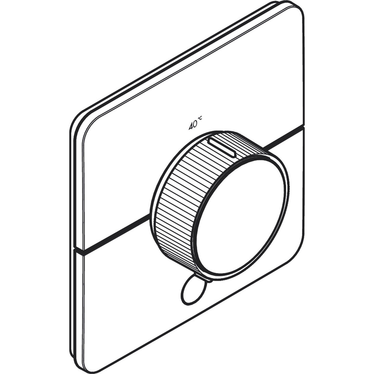 AXOR-ShowerSelect-ID-Thermostat-HighFlow-for-concealed-installation-SoftSquare-for-1-function-and-additional-outlet-36778-technical-03