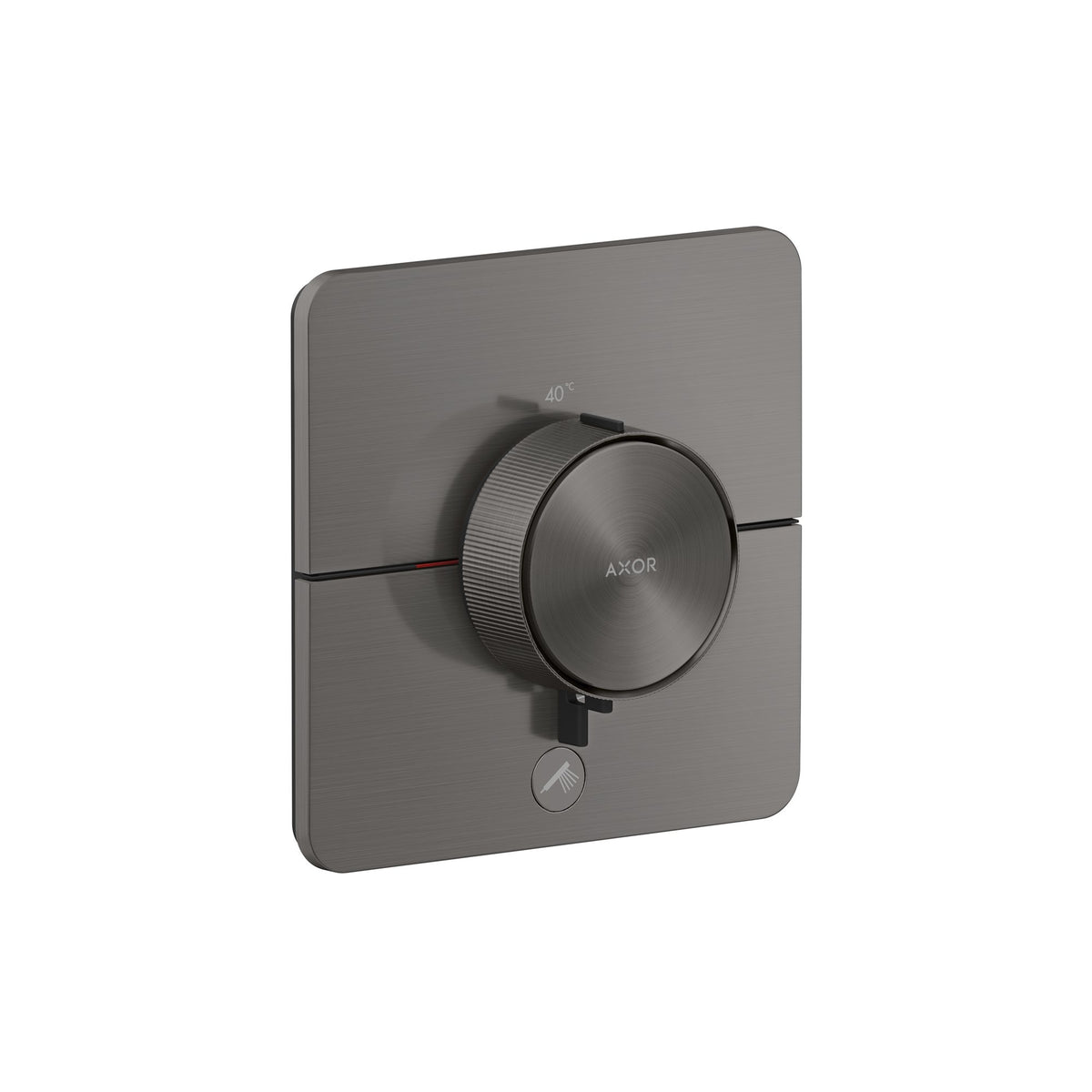 AXOR-ShowerSelect-ID-Thermostat-HighFlow-for-concealed-installation-SoftSquare-for-1-function-and-additional-outlet-Brushed-Black-Chrome-36778340