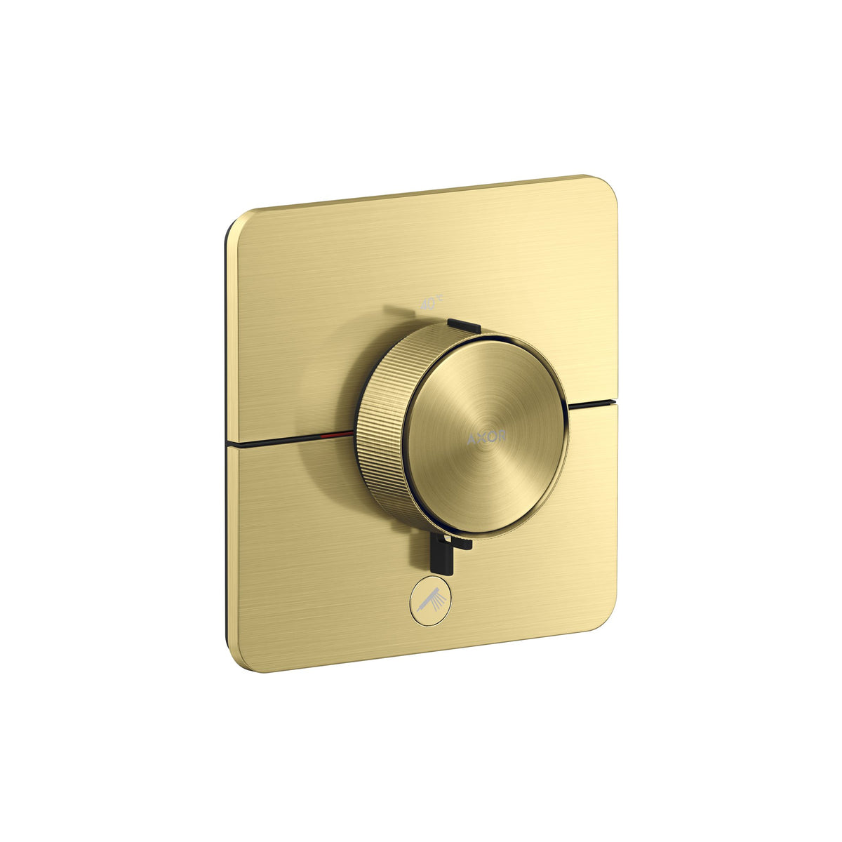 AXOR-ShowerSelect-ID-Thermostat-HighFlow-for-concealed-installation-SoftSquare-for-1-function-and-additional-outlet-Brushed-Brass-36778950