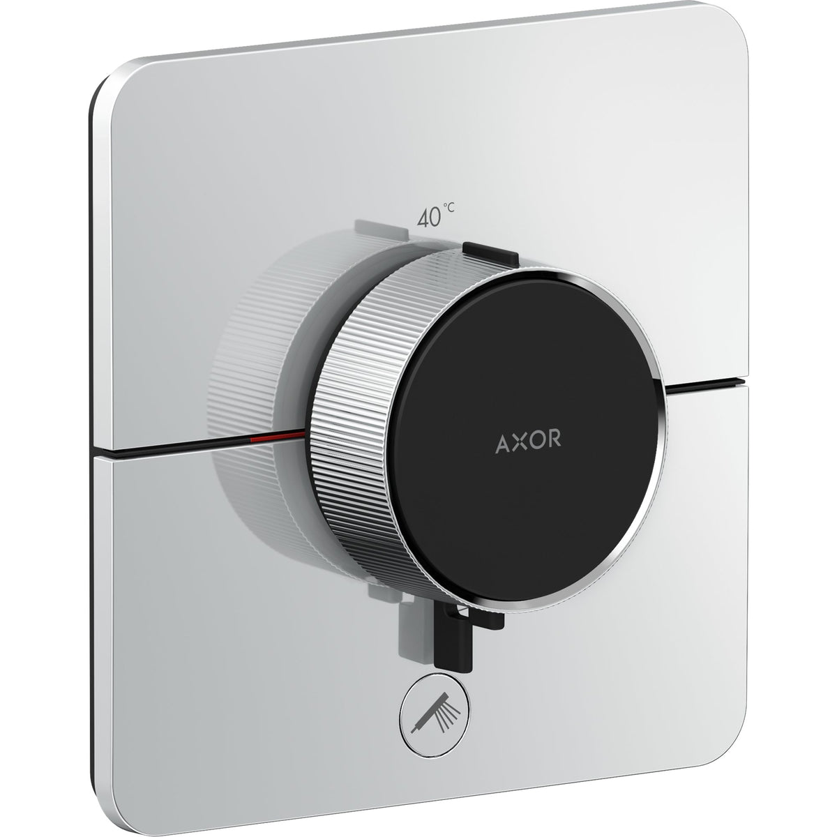 AXOR-ShowerSelect-ID-Thermostat-HighFlow-for-concealed-installation-SoftSquare-for-1-function-and-additional-outlet-Chrome-36778000