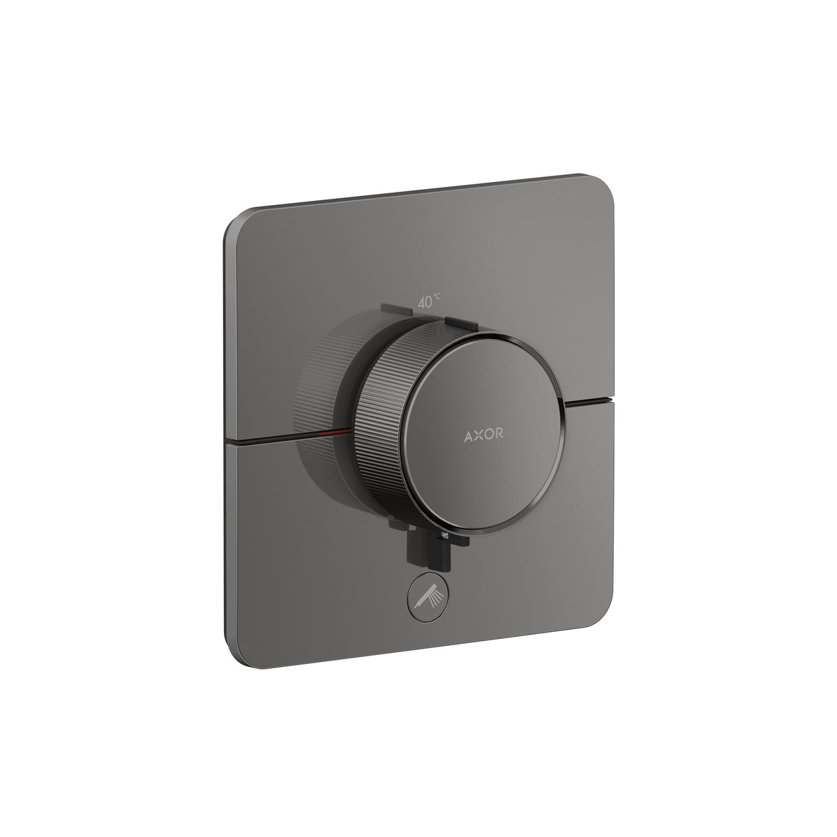 AXOR-ShowerSelect-ID-Thermostat-HighFlow-for-concealed-installation-SoftSquare-for-1-function-and-additional-outlet-Polished-Black-Chrome-36778330