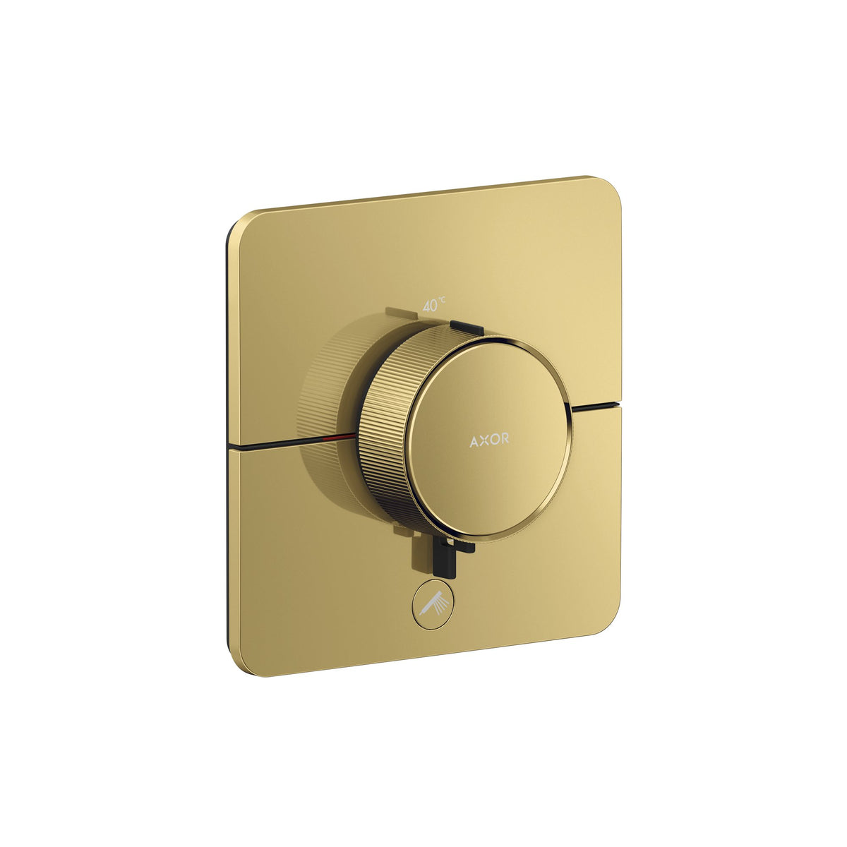 AXOR-ShowerSelect-ID-Thermostat-HighFlow-for-concealed-installation-SoftSquare-for-1-function-and-additional-outlet-Polished-Gold-Optic-36778990
