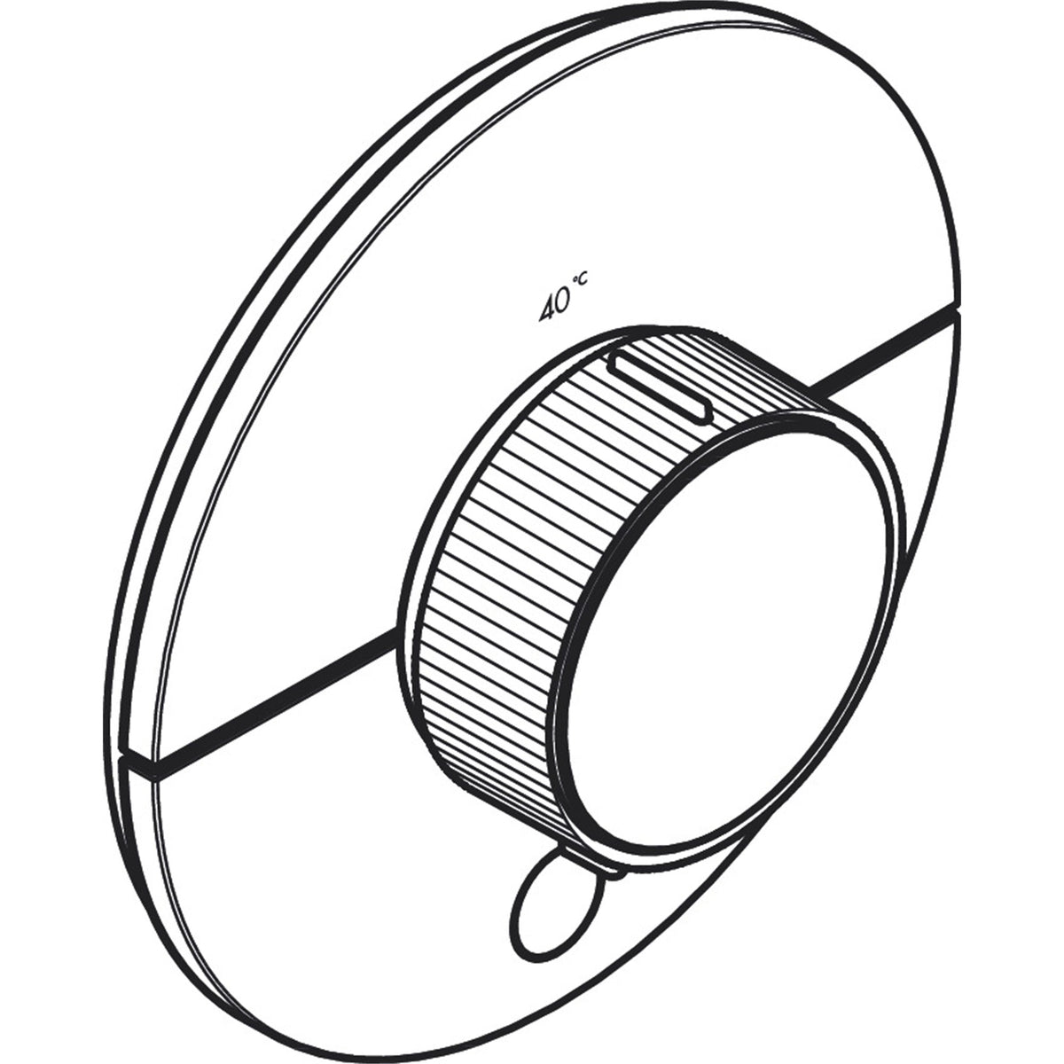 AXOR-ShowerSelect-ID-Thermostat-HighFlow-for-concealed-installation-round-for-1-function-and-additional-outlet-36776-technical-03