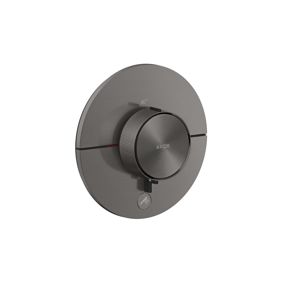 AXOR-ShowerSelect-ID-Thermostat-HighFlow-for-concealed-installation-round-for-1-function-and-additional-outlet-Brushed-Black-Chrome-36776340