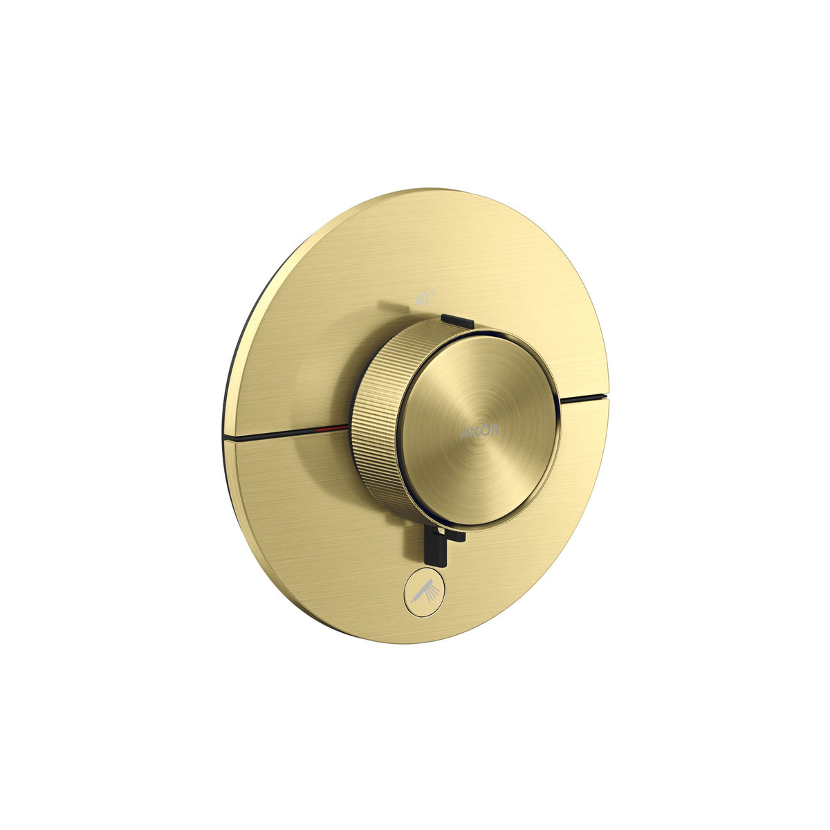 AXOR-ShowerSelect-ID-Thermostat-HighFlow-for-concealed-installation-round-for-1-function-and-additional-outlet-Brushed-Brass-36776950