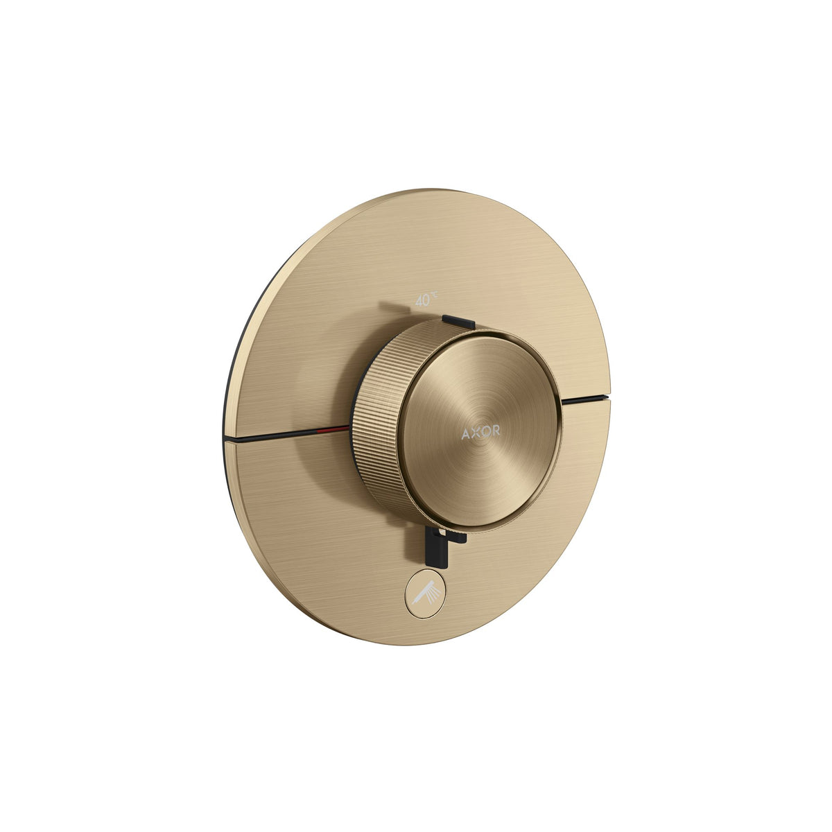 AXOR-ShowerSelect-ID-Thermostat-HighFlow-for-concealed-installation-round-for-1-function-and-additional-outlet-Brushed-Bronze-36776140