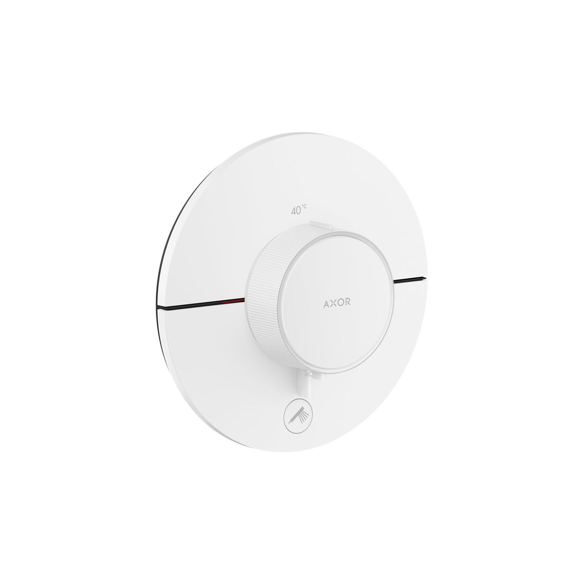AXOR-ShowerSelect-ID-Thermostat-HighFlow-for-concealed-installation-round-for-1-function-and-additional-outlet-Matt-White-36776700