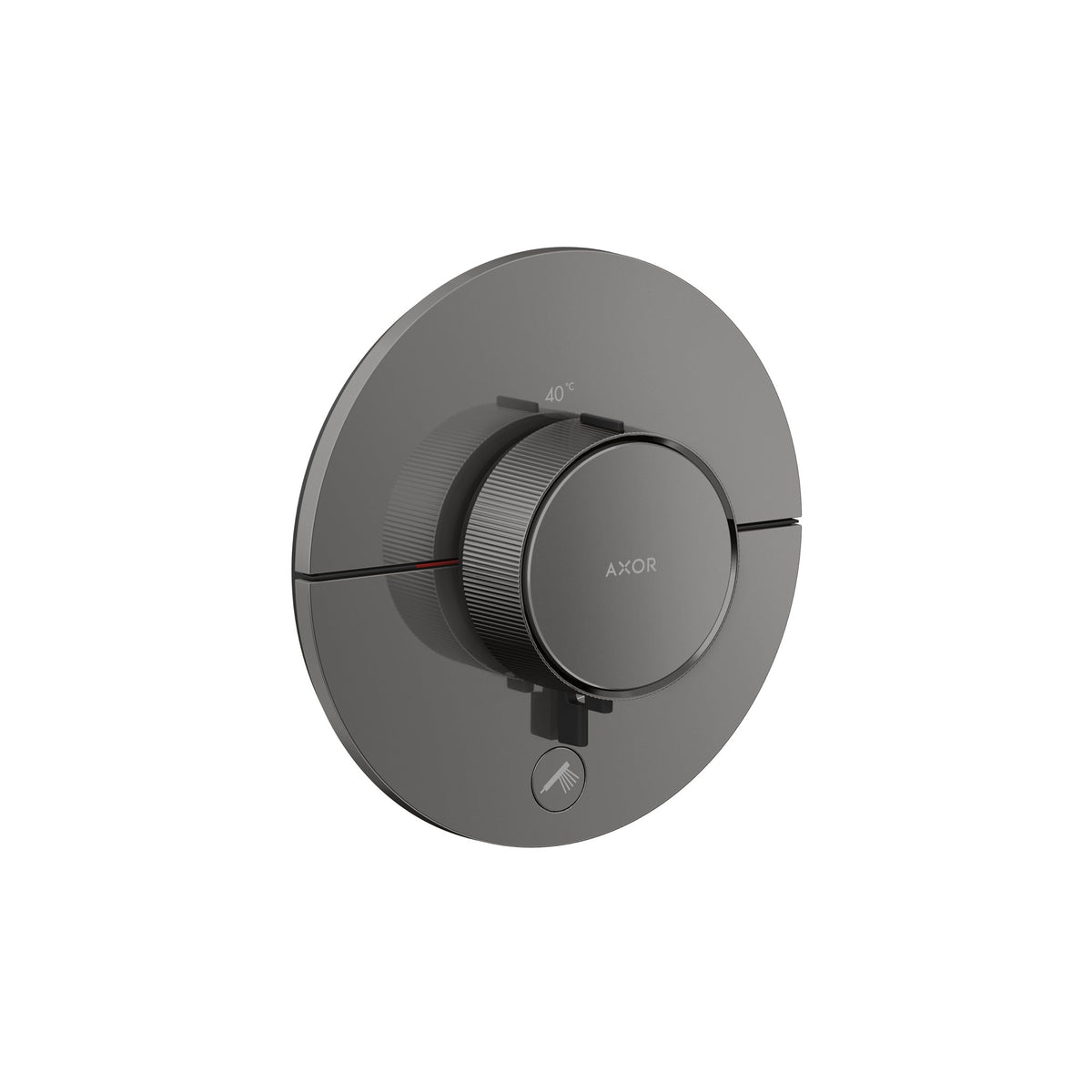 AXOR-ShowerSelect-ID-Thermostat-HighFlow-for-concealed-installation-round-for-1-function-and-additional-outlet-Polished-Black-Chrome-36776330