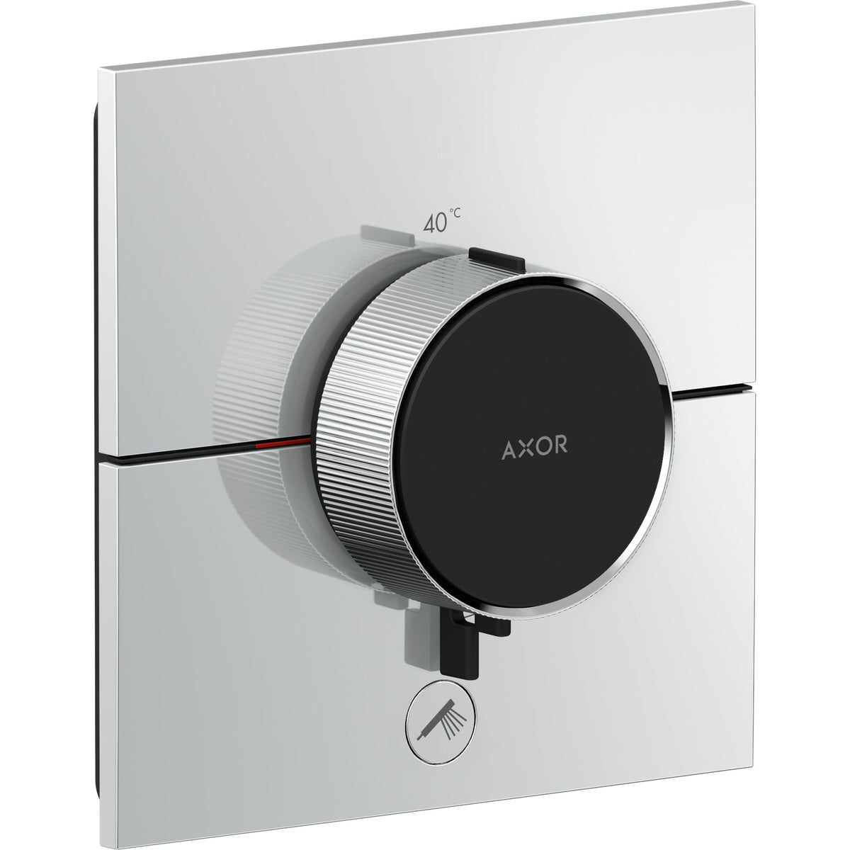AXOR-ShowerSelect-ID-Thermostat-HighFlow-for-concealed-installation-square-for-1-function-and-additional-outlet-Chrome-36777000