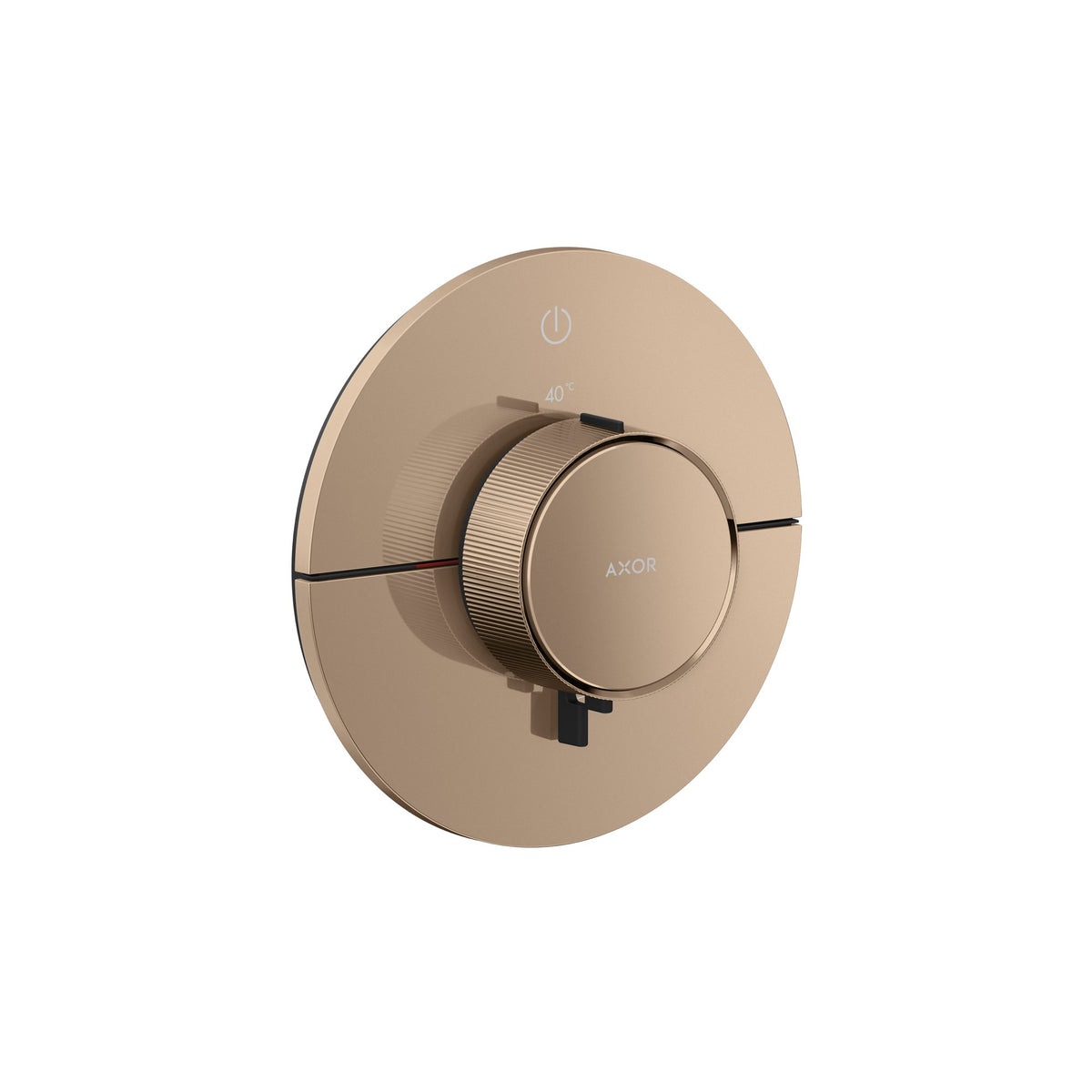 AXOR-ShowerSelect-ID-Thermostat-for-concealed-installation-round-for-1-function-Polished-Red-Gold-36756300