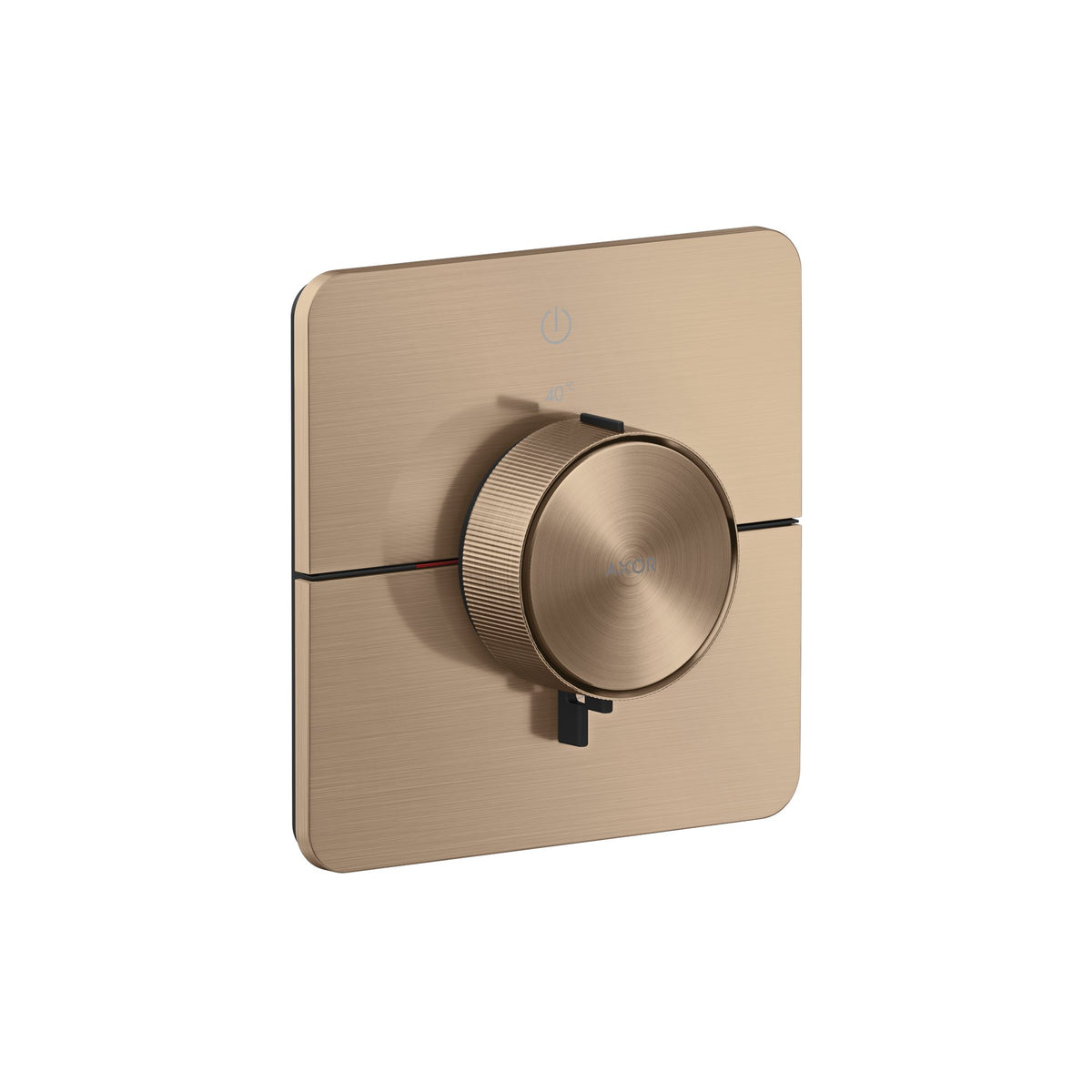 AXOR-ShowerSelect-ID-Thermostat-for-concealed-installation-softsquare-for-1-function-Brushed-Red-Gold-36758310