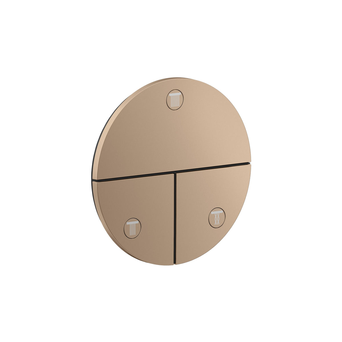 AXOR-ShowerSelect-ID-Valve-for-concealed-installation-round-for-3-functions-Polished-Red-Gold-36779300