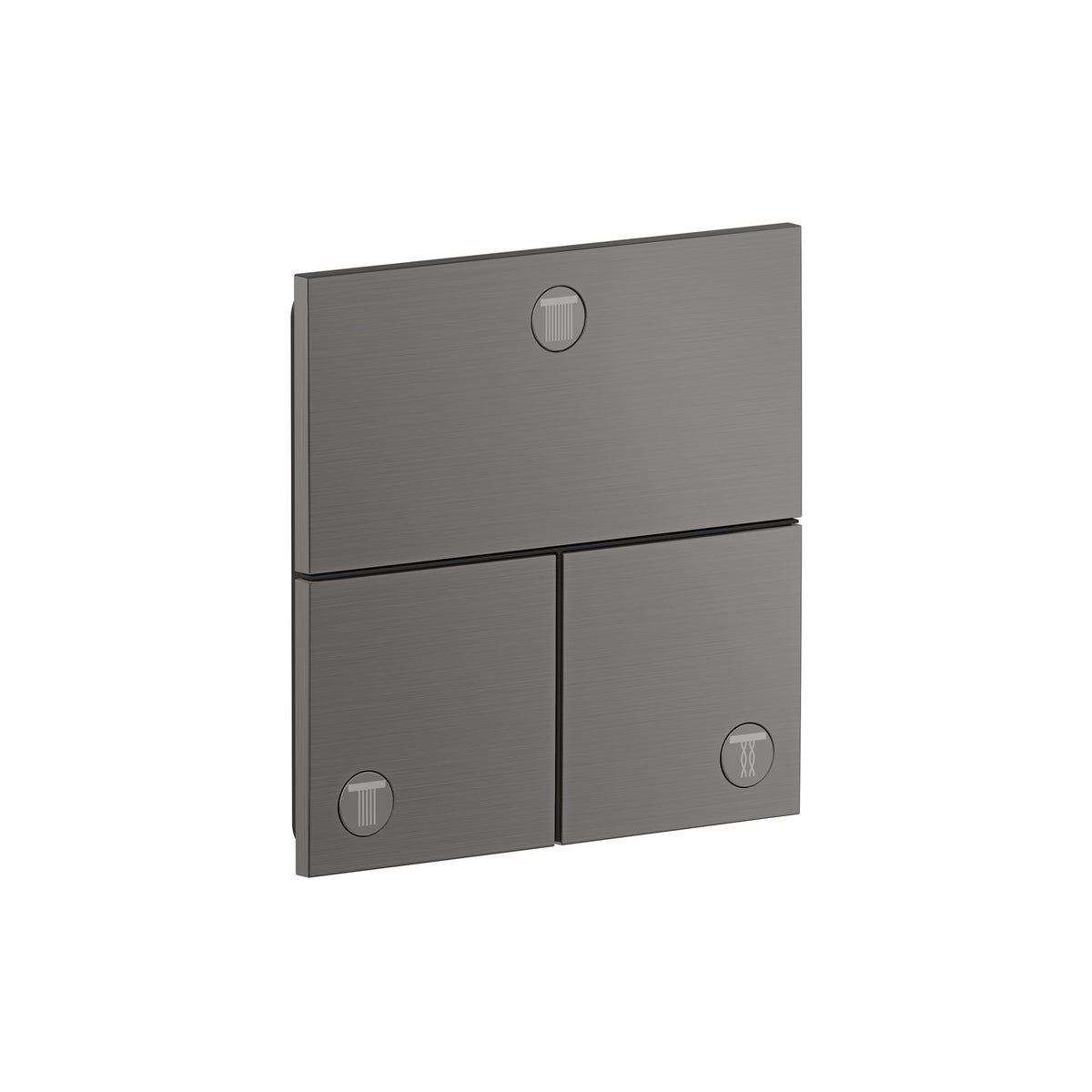 AXOR-ShowerSelect-ID-Valve-for-concealed-installation-square-for-3-functions-Brushed-Black-Chrome-36780340