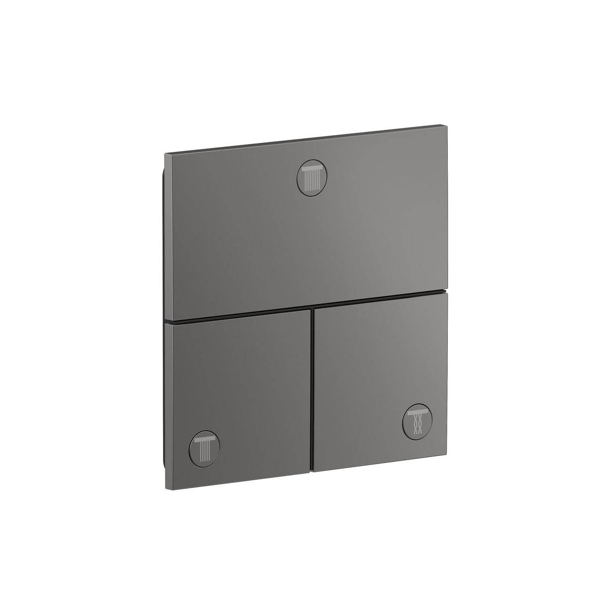 AXOR-ShowerSelect-ID-Valve-for-concealed-installation-square-for-3-functions-Polished-Black-Chrome-36780330