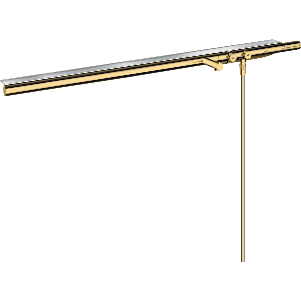 AXOR-ShowerSolutions-Bath-thermostat-1200-for-exposed-installation-Polished-Gold-Optic-45421990
