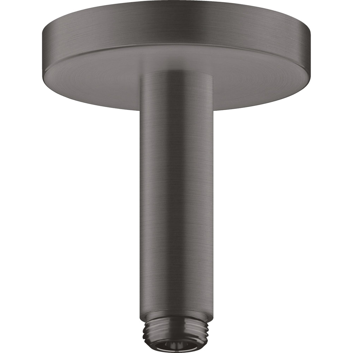 AXOR-ShowerSolutions-Ceiling-connector-100-mm-Brushed-Black-Chrome-26432340
