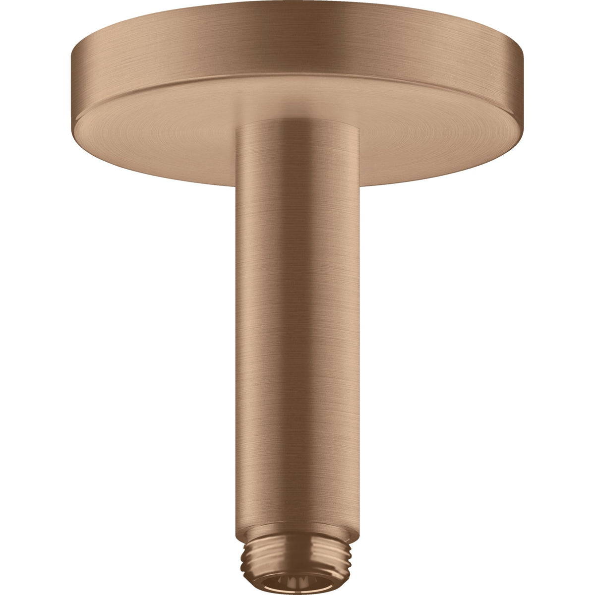 AXOR-ShowerSolutions-Ceiling-connector-100-mm-Brushed-Red-Gold-26432310