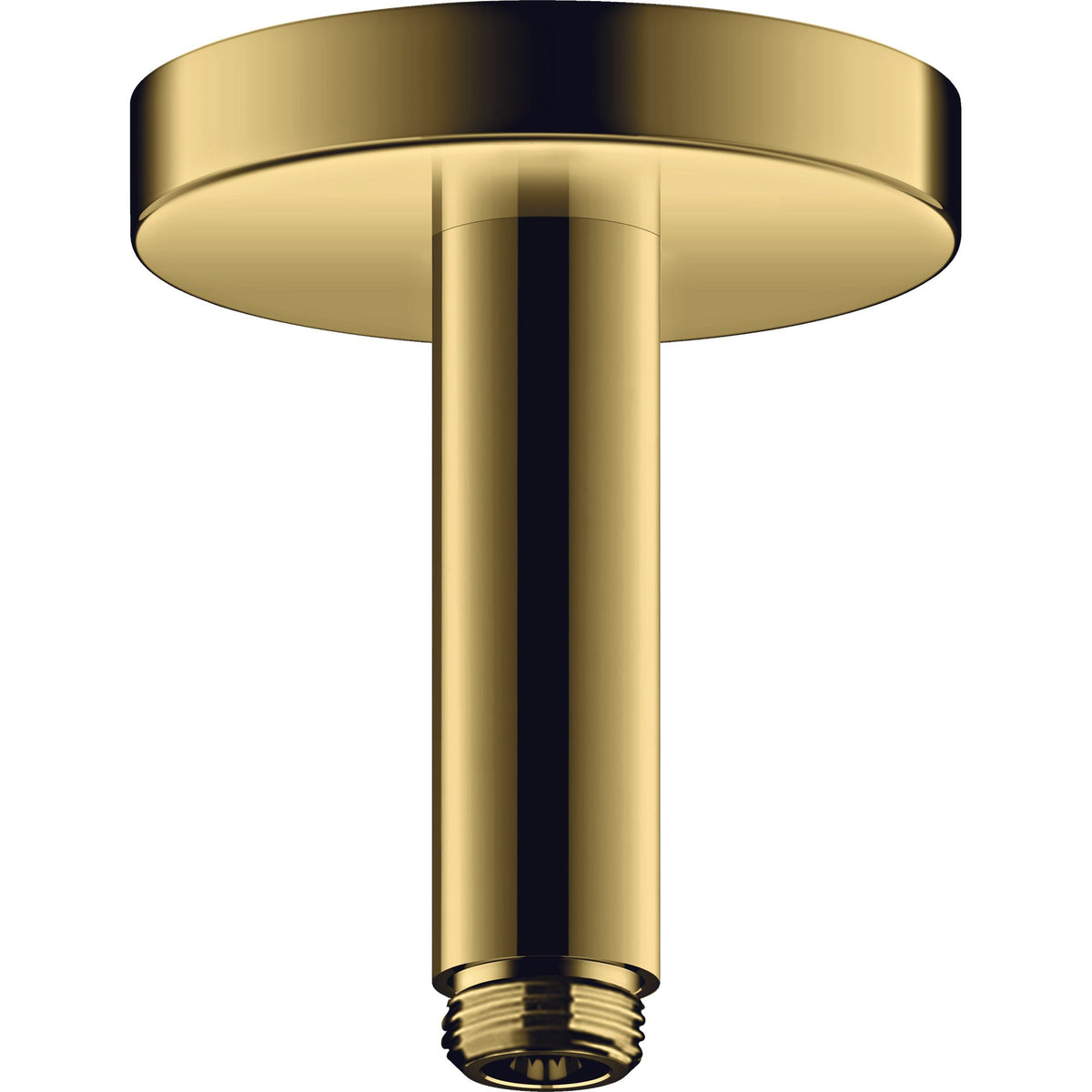 AXOR-ShowerSolutions-Ceiling-connector-100-mm-Polished-Gold-Optic-26432990