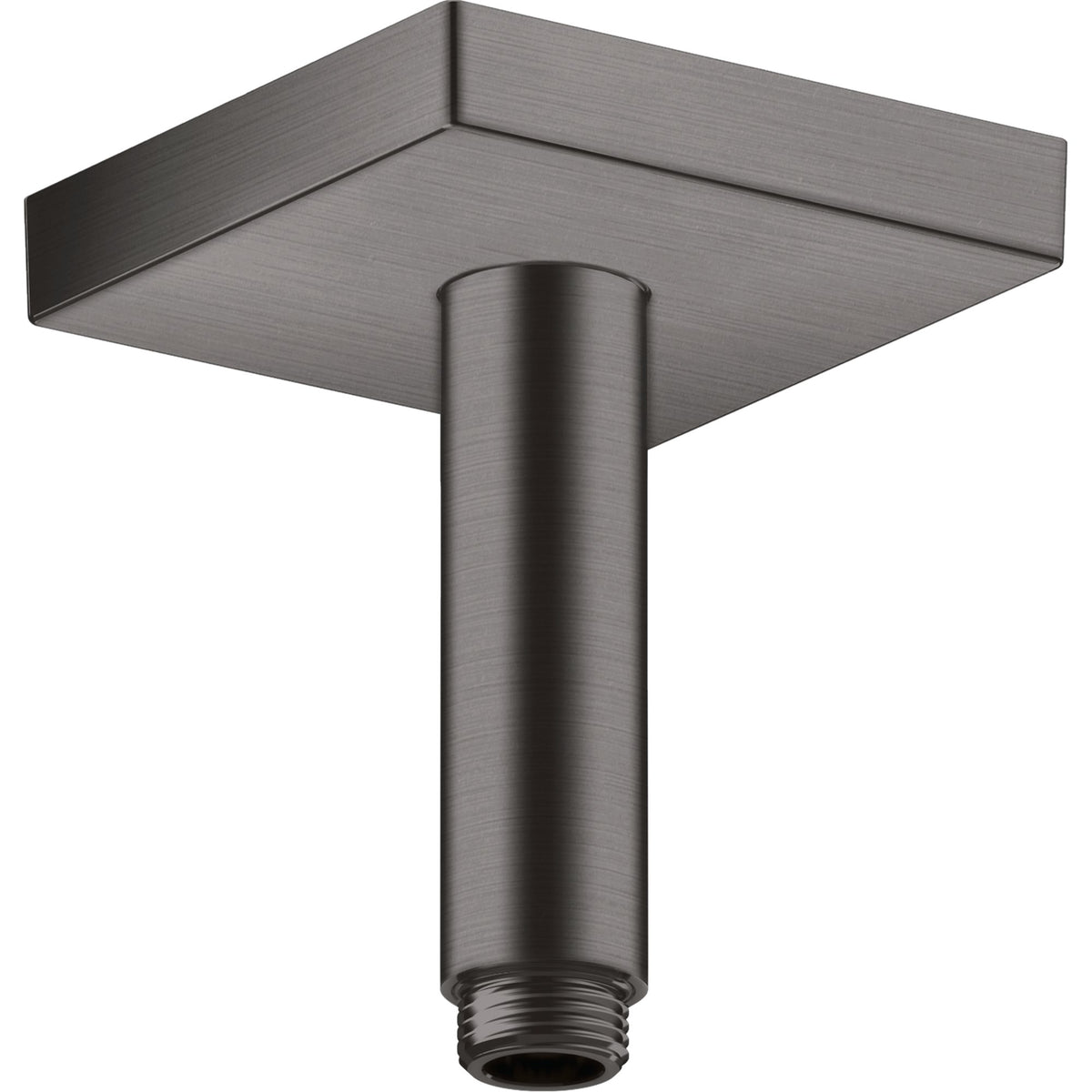 AXOR-ShowerSolutions-Ceiling-connector-100-mm-square-Brushed-Black-Chrome-26437340
