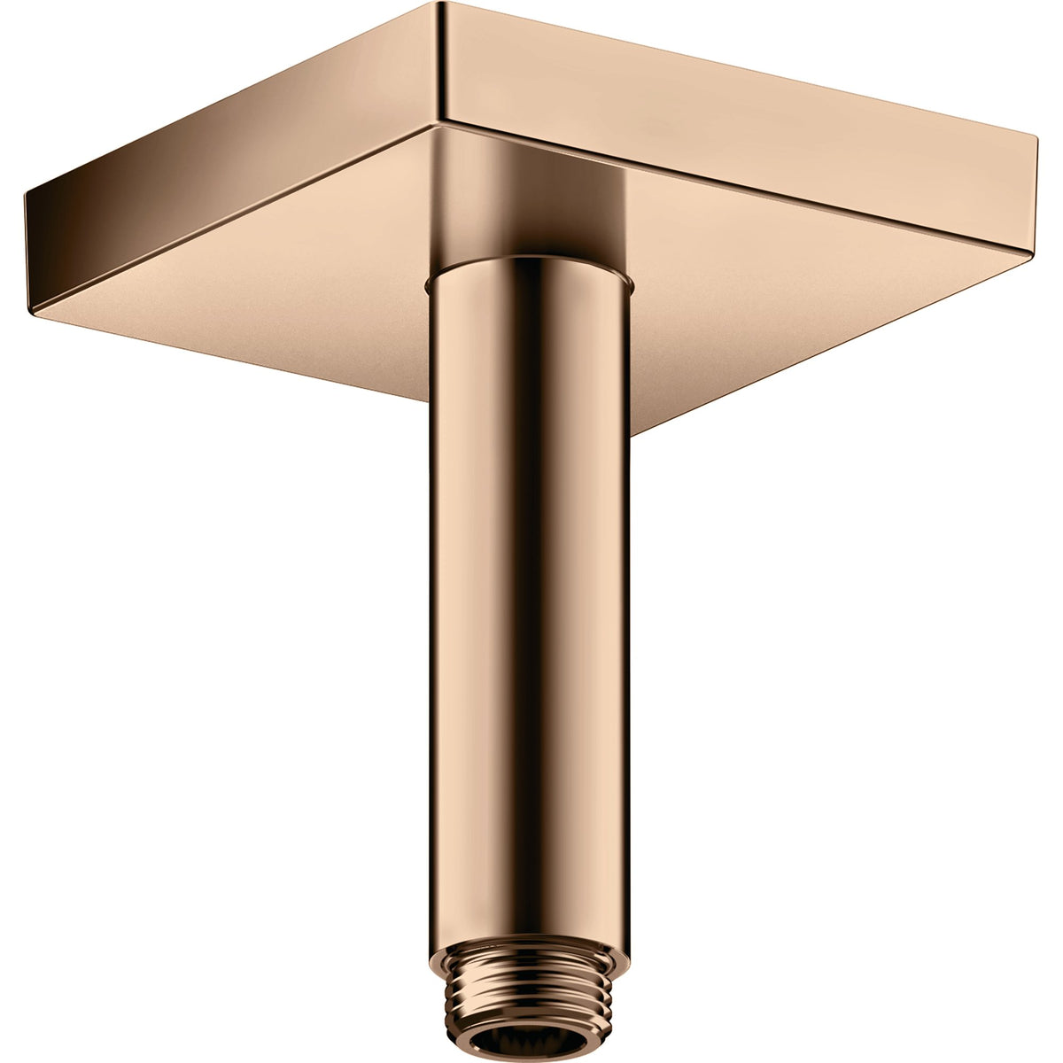 AXOR-ShowerSolutions-Ceiling-connector-100-mm-square-Polished-Red-Gold-26437300
