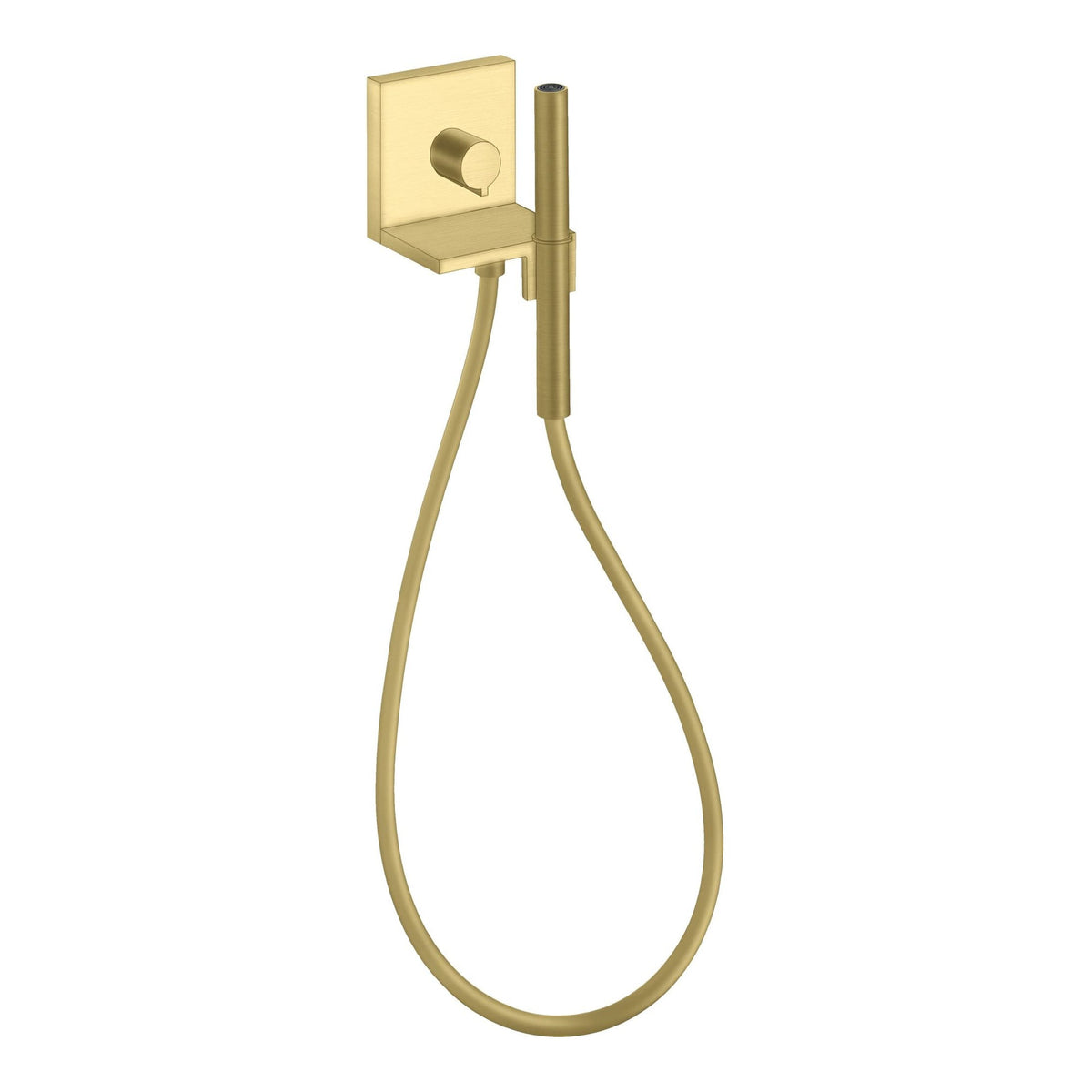 AXOR ShowerSolutions Hand shower module 120 120 for concealed installation square Brushed Brass 10651950