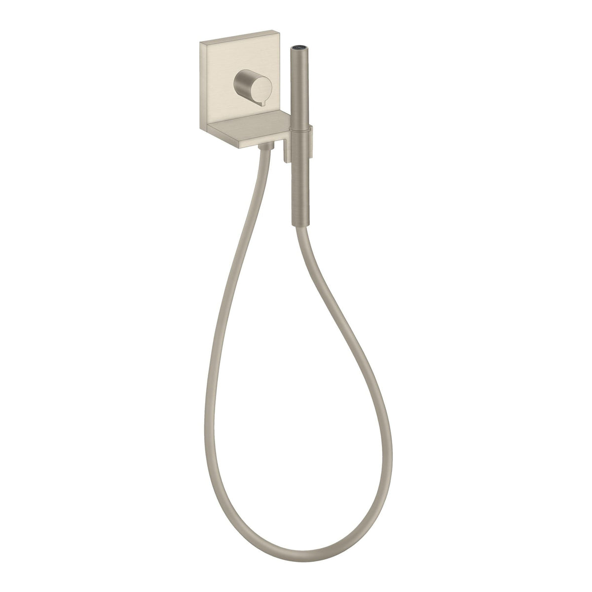 AXOR ShowerSolutions Hand shower module 120 120 for concealed installation square Brushed Nickel 10651820