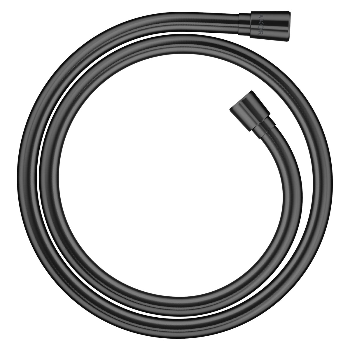 AXOR-ShowerSolutions-Metal-effect-shower-hose-1-25-m-with-conical-nuts-Polished-Black-Chrome-28622330