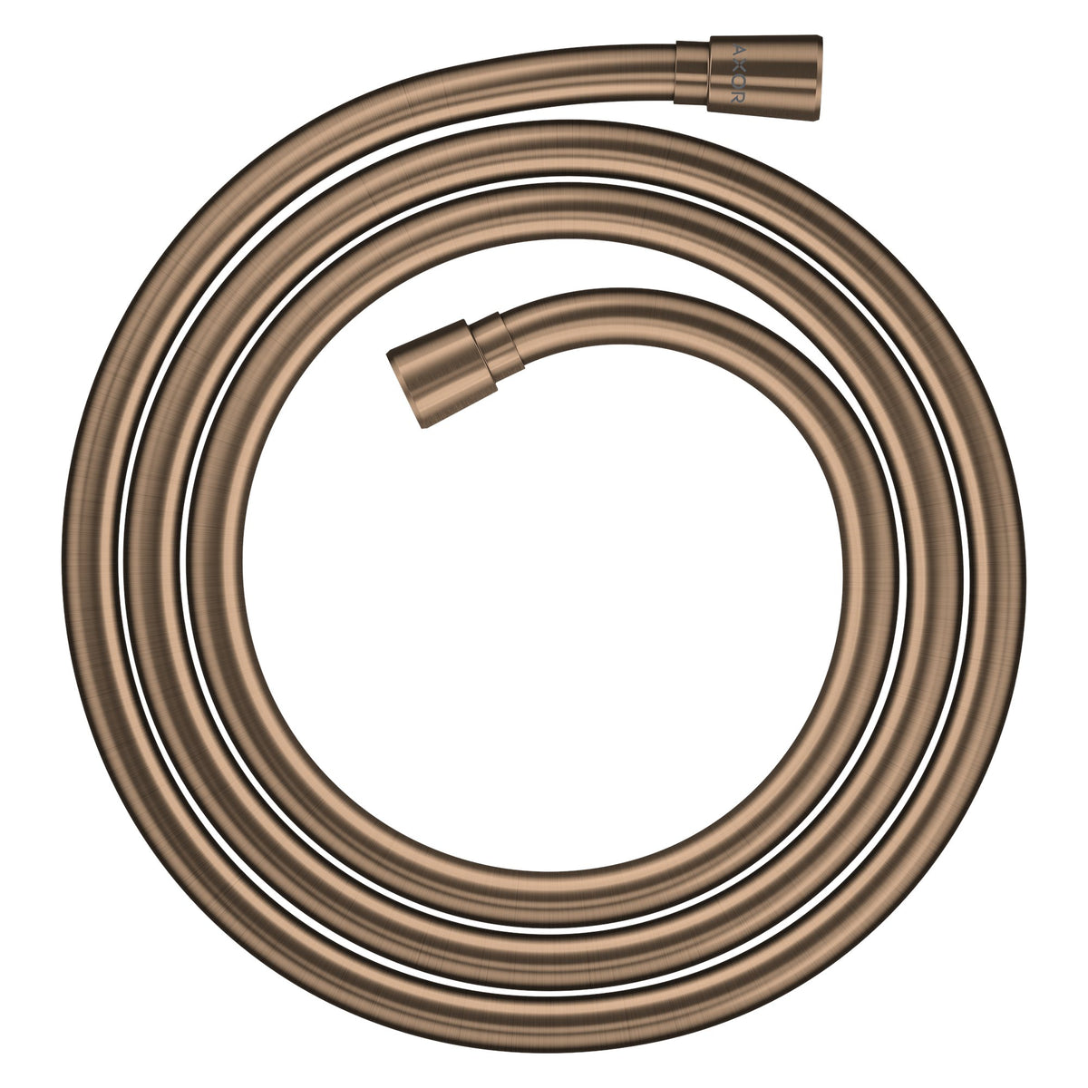 AXOR-ShowerSolutions-Metal-effect-shower-hose-2-00-m-with-conical-nuts-Brushed-Red-Gold-28624310