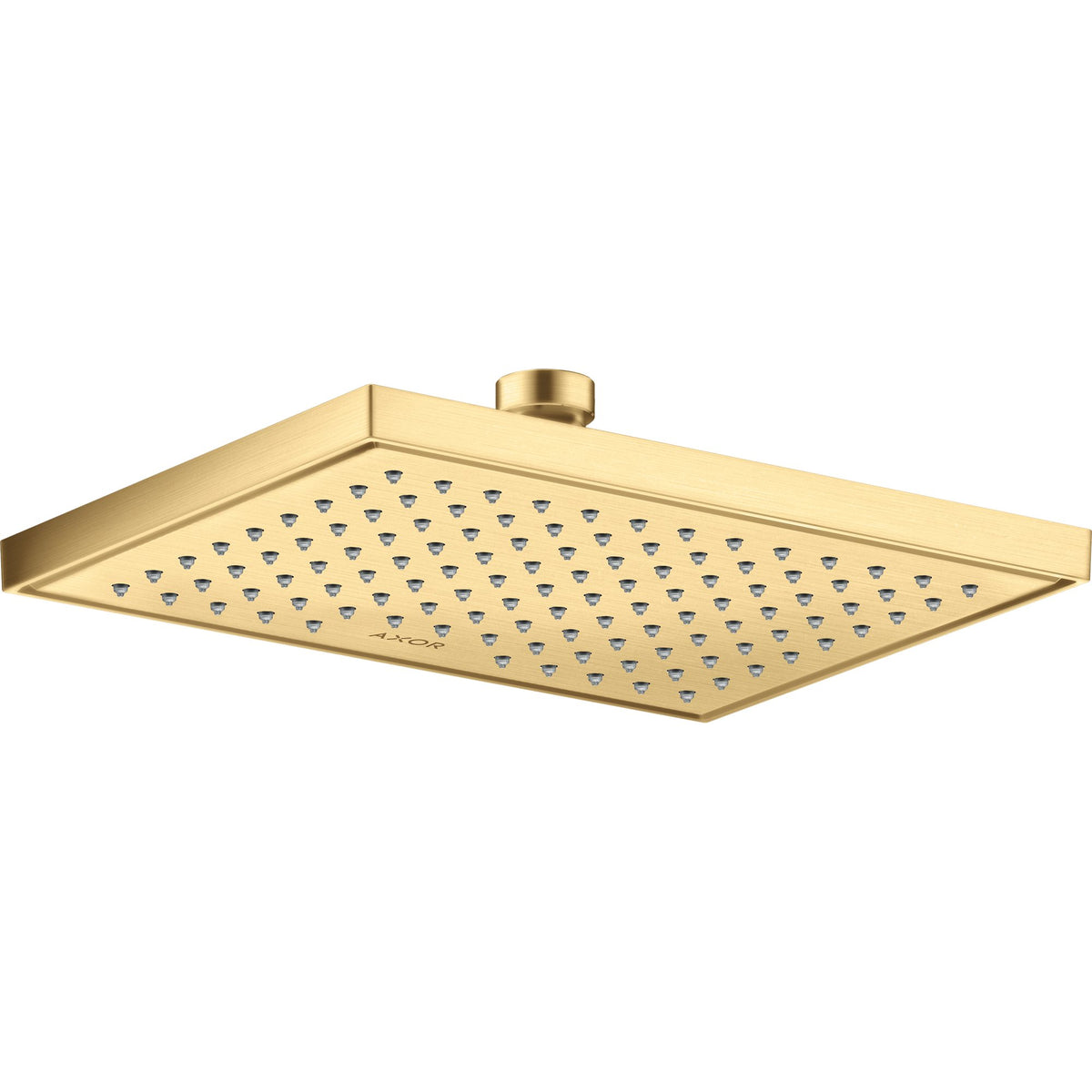 AXOR-ShowerSolutions-Overhead-shower-245-185-1jet-Brushed-Gold-Optic-35373250