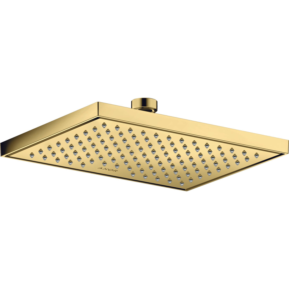 AXOR-ShowerSolutions-Overhead-shower-245-185-1jet-Polished-Gold-Optic-35373990