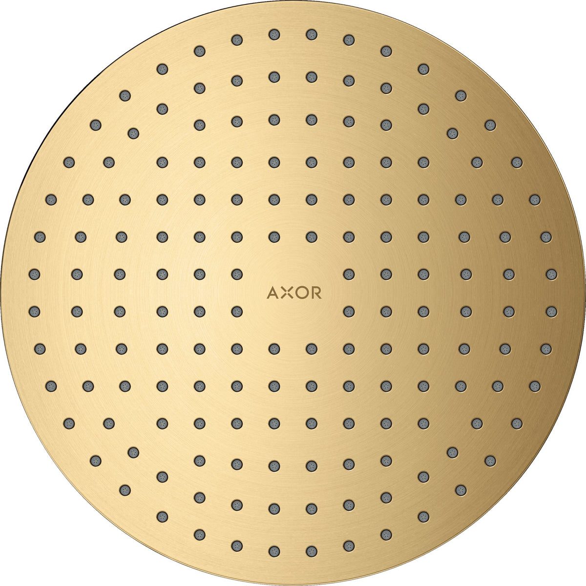 AXOR-ShowerSolutions-Overhead-shower-250-1jet-ceiling-integrated-Brushed-Gold-Optic-35287250