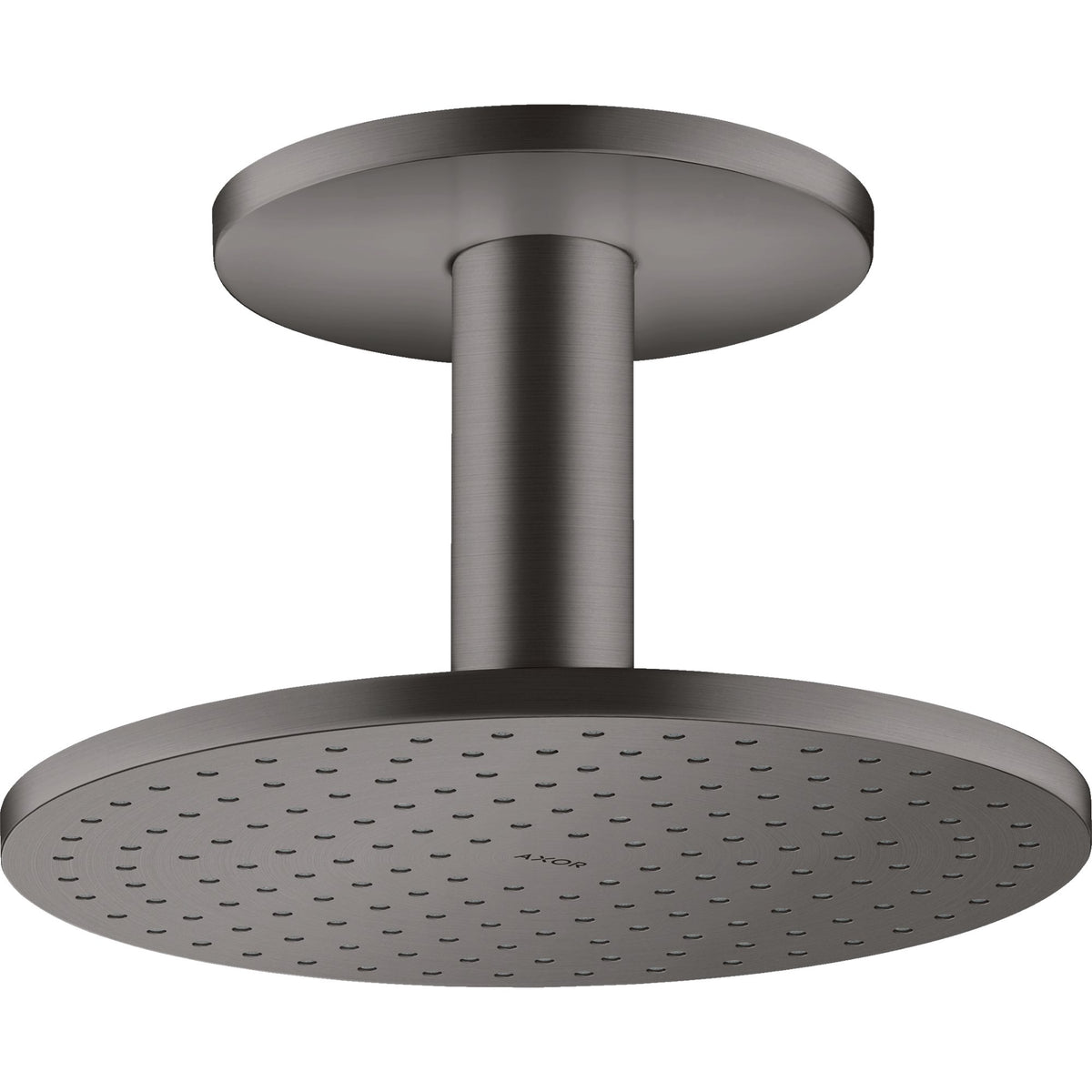 AXOR-ShowerSolutions-Overhead-shower-250-1jet-with-ceiling-connection-Brushed-Black-Chrome-35286340