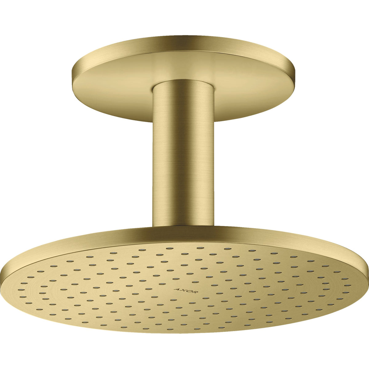 AXOR-ShowerSolutions-Overhead-shower-250-1jet-with-ceiling-connection-Brushed-Brass-35286950