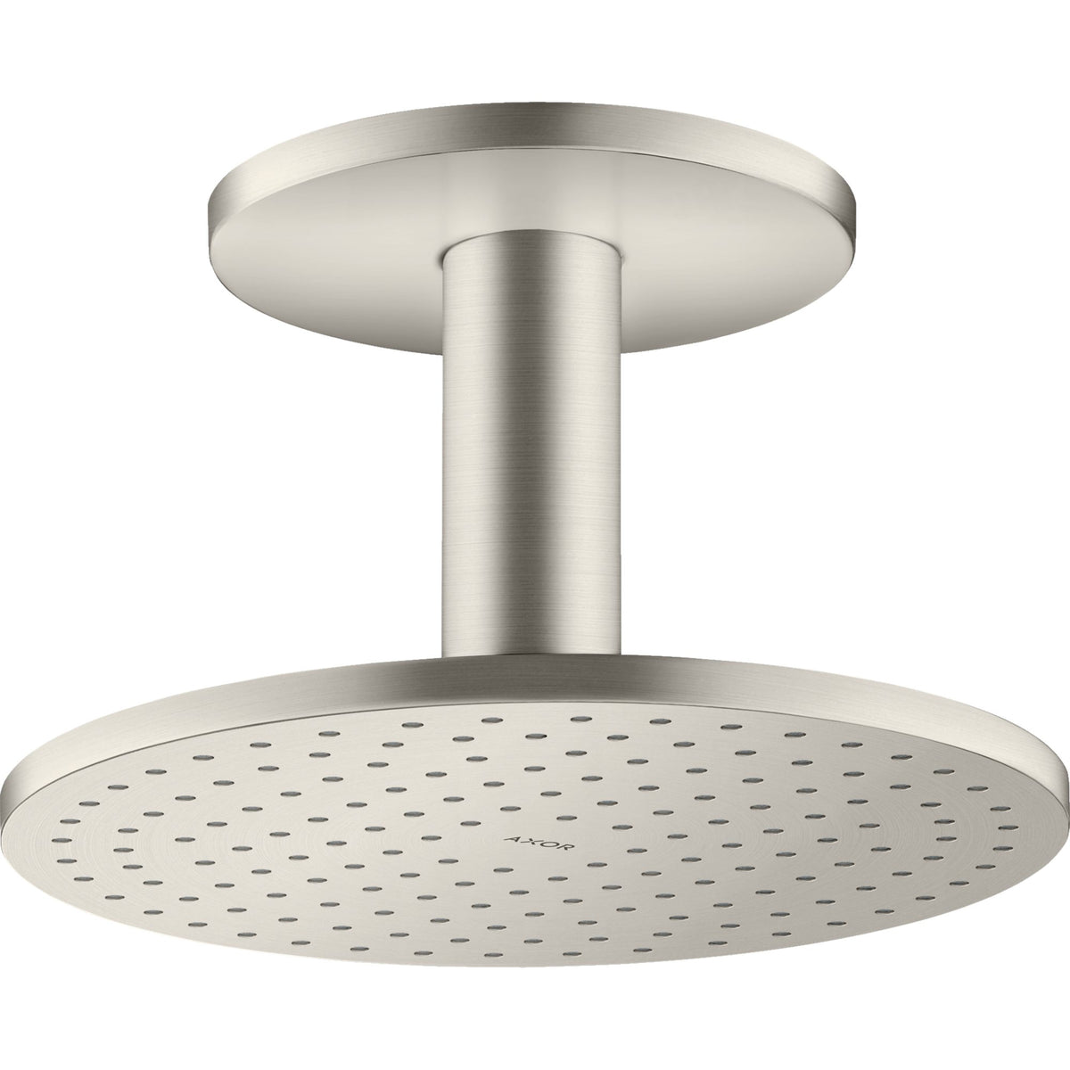 AXOR-ShowerSolutions-Overhead-shower-250-1jet-with-ceiling-connection-Stainless-Steel-Optic-35286800