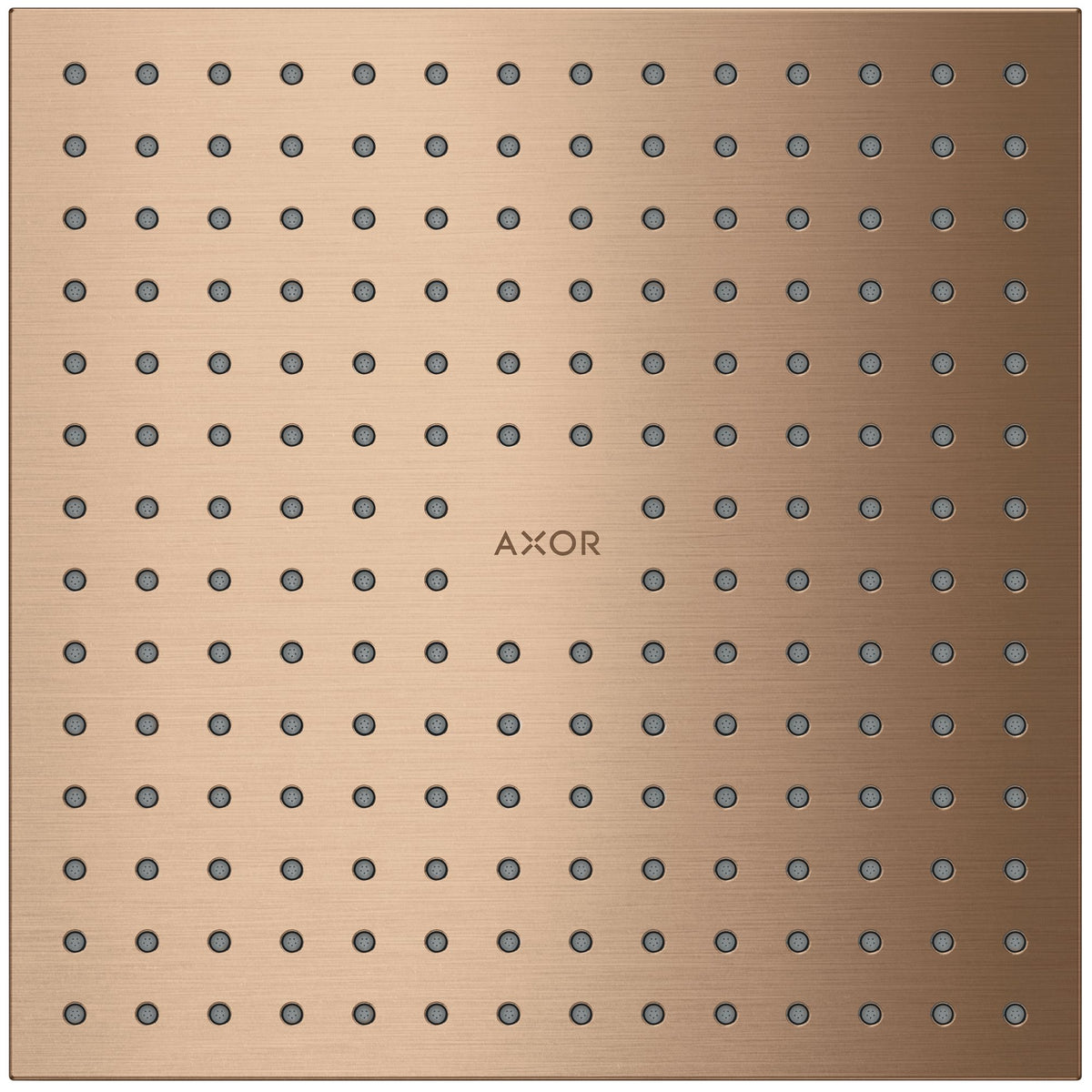 AXOR-ShowerSolutions-Overhead-shower-250-250-1jet-ceiling-integrated-Brushed-Red-Gold-35309310