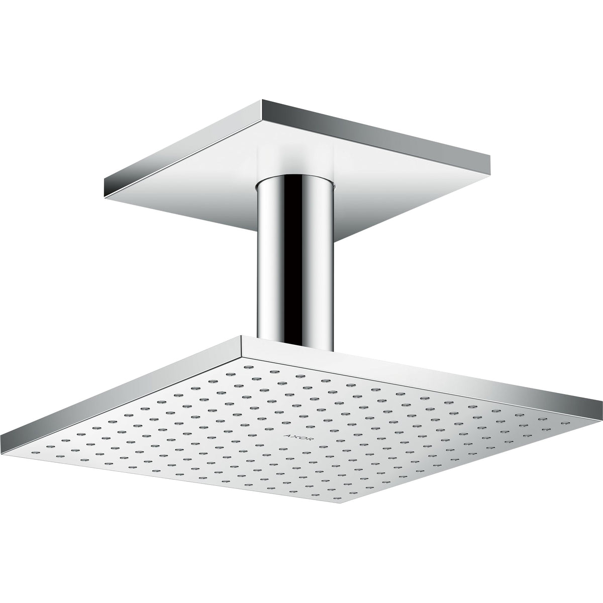 AXOR-ShowerSolutions-Overhead-shower-250-250-1jet-with-ceiling-connection-Chrome-35308000