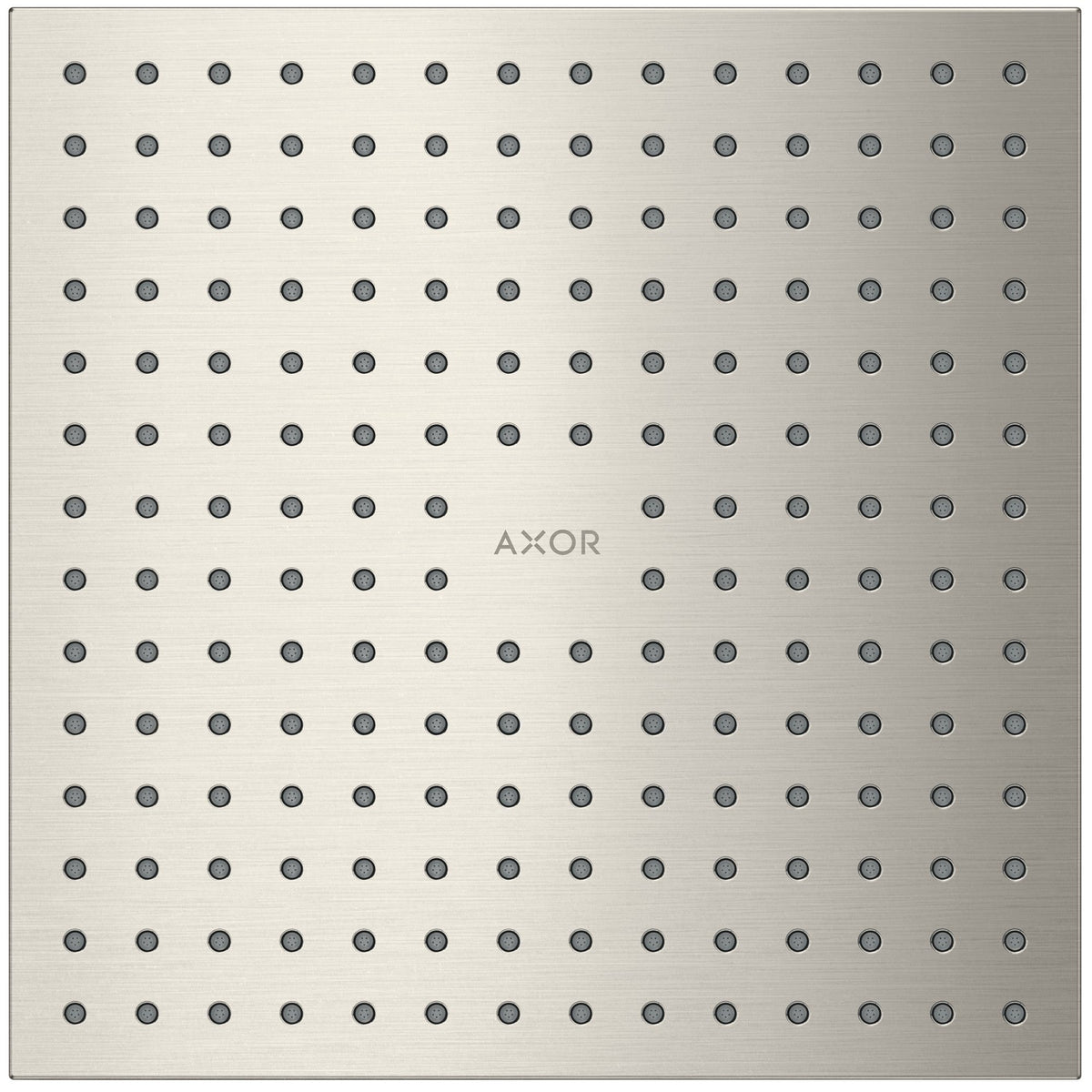AXOR-ShowerSolutions-Overhead-shower-250-250-2jet-ceiling-integrated-Stainless-Steel-Optic-35313800