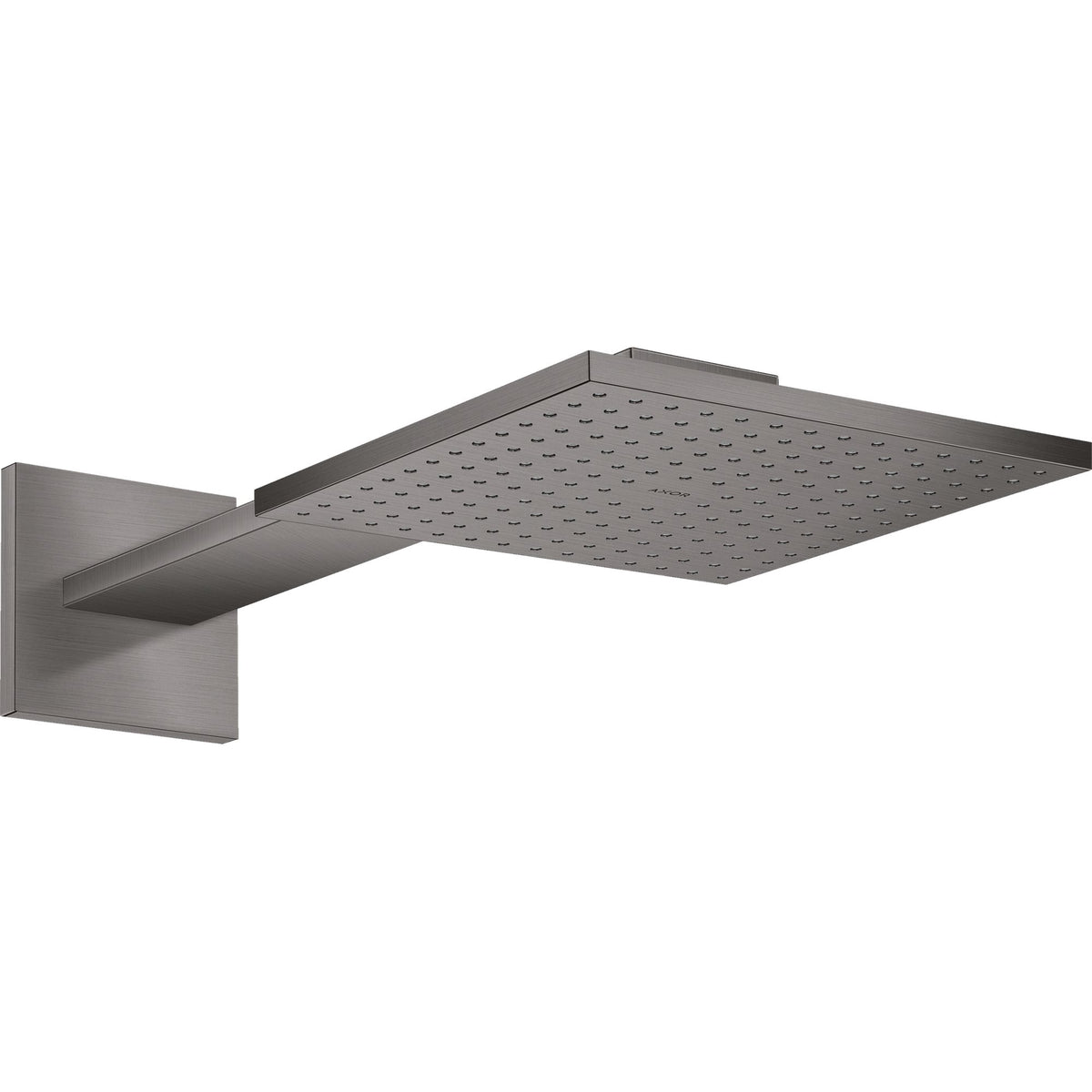 AXOR-ShowerSolutions-Overhead-shower-250-250-2jet-with-shower-arm-Brushed-Black-Chrome-35310340