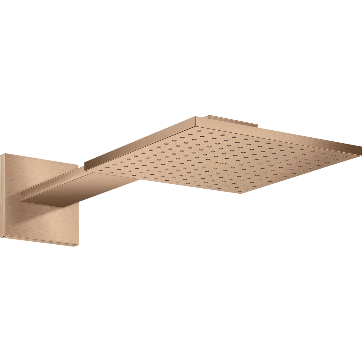 AXOR-ShowerSolutions-Overhead-shower-250-250-2jet-with-shower-arm-Brushed-Red-Gold-35310310