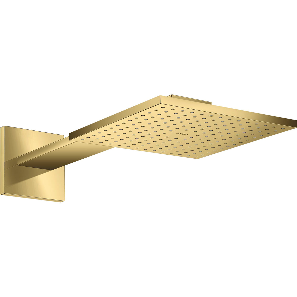 AXOR-ShowerSolutions-Overhead-shower-250-250-2jet-with-shower-arm-Polished-Gold-Optic-35310990