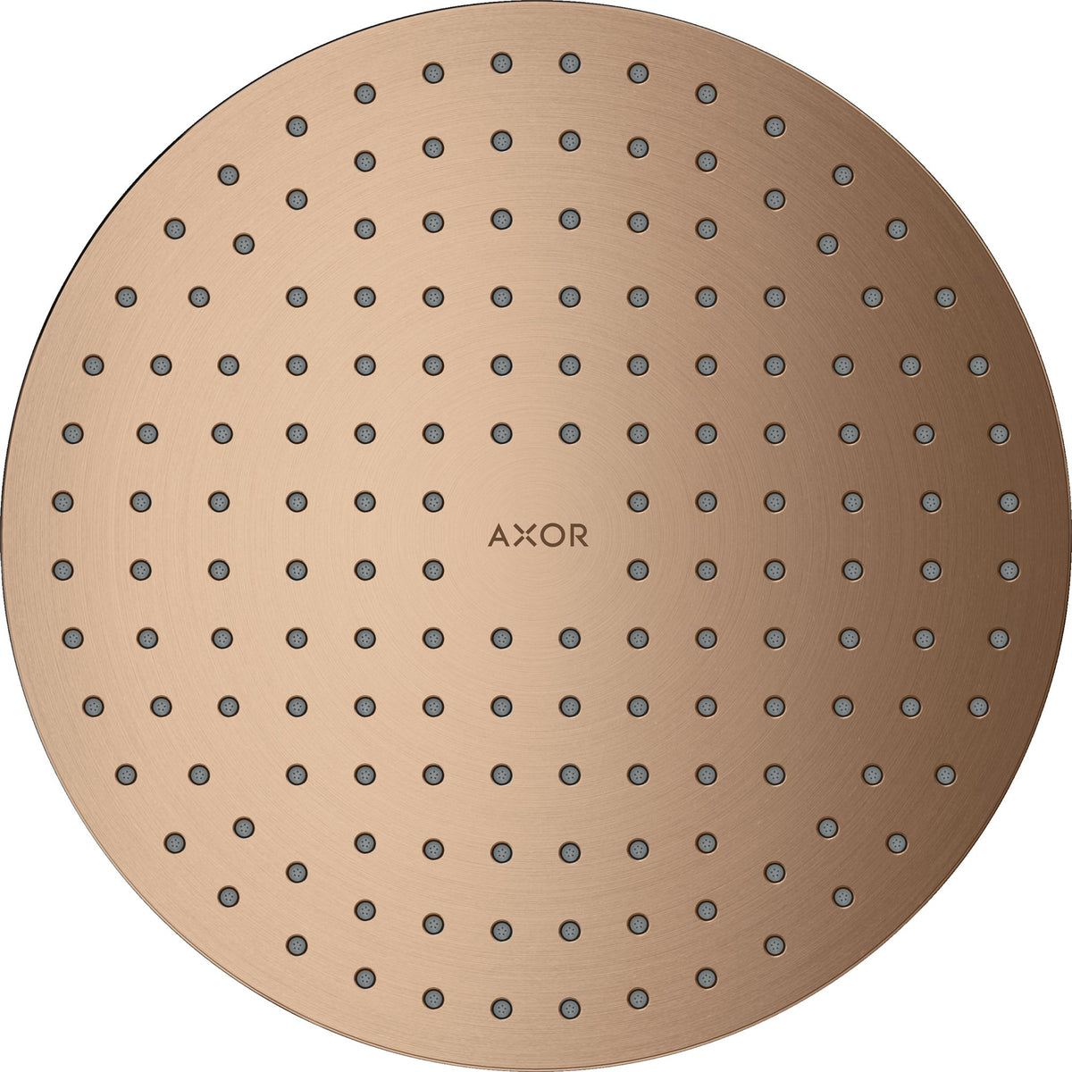 AXOR-ShowerSolutions-Overhead-shower-250-2jet-ceiling-integrated-Brushed-Red-Gold-35298310
