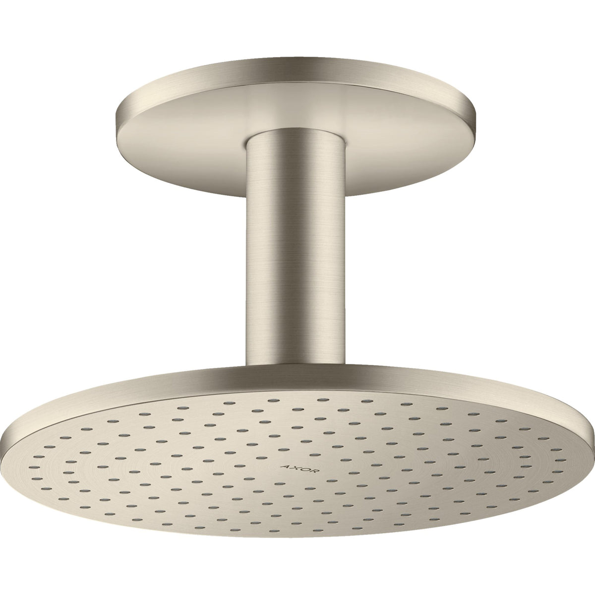 AXOR-ShowerSolutions-Overhead-shower-250-2jet-with-ceiling-connection-Brushed-Nickel-35297820
