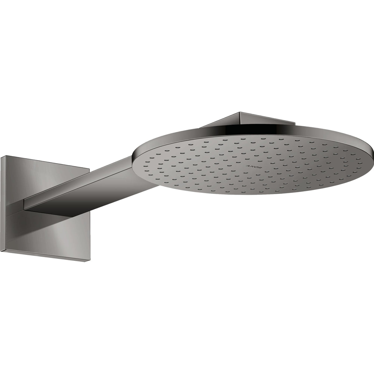 AXOR-ShowerSolutions-Overhead-shower-250-2jet-with-shower-arm-Polished-Black-Chrome-35296330