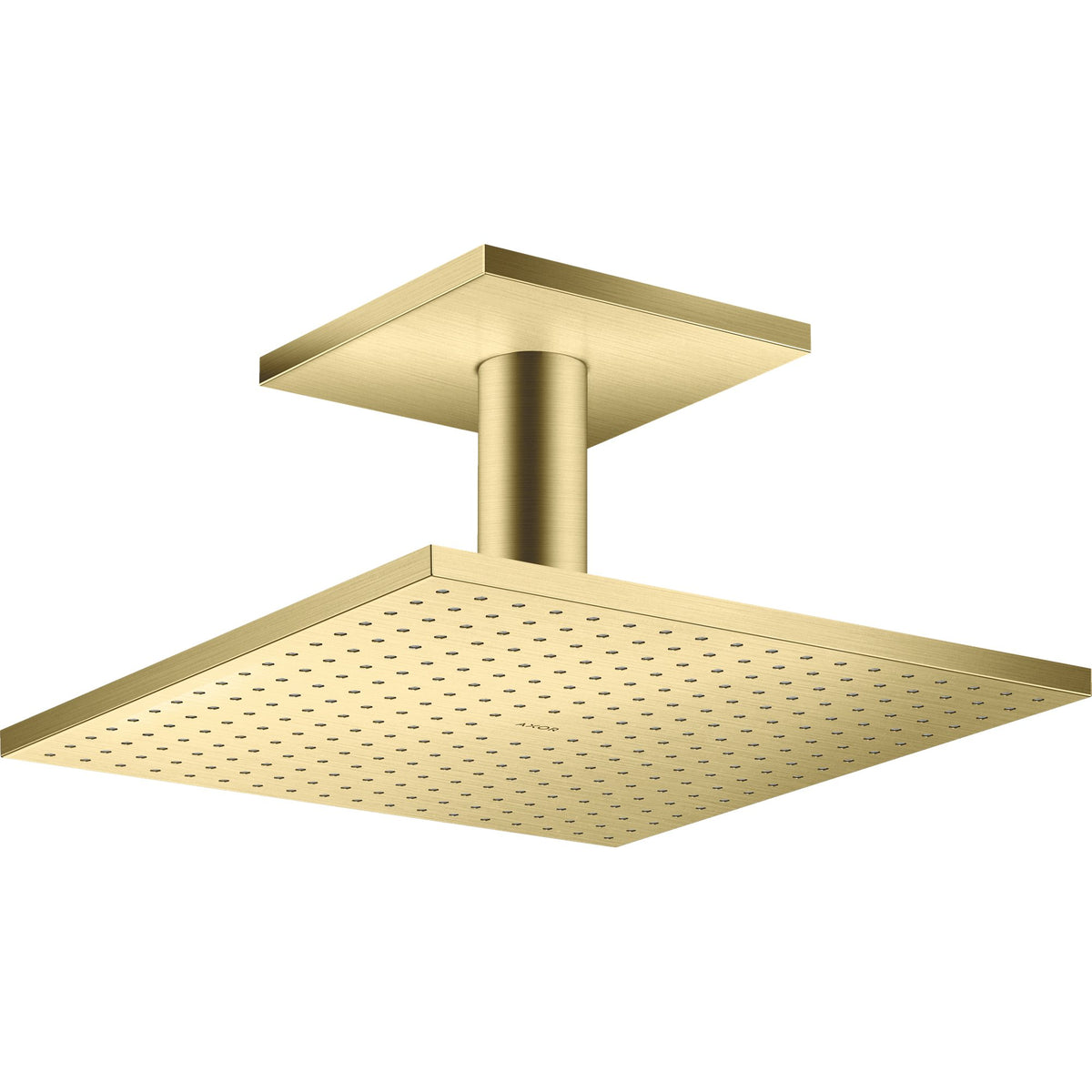 AXOR-ShowerSolutions-Overhead-shower-300-300-1jet-with-ceiling-connection-Brushed-Brass-35316950