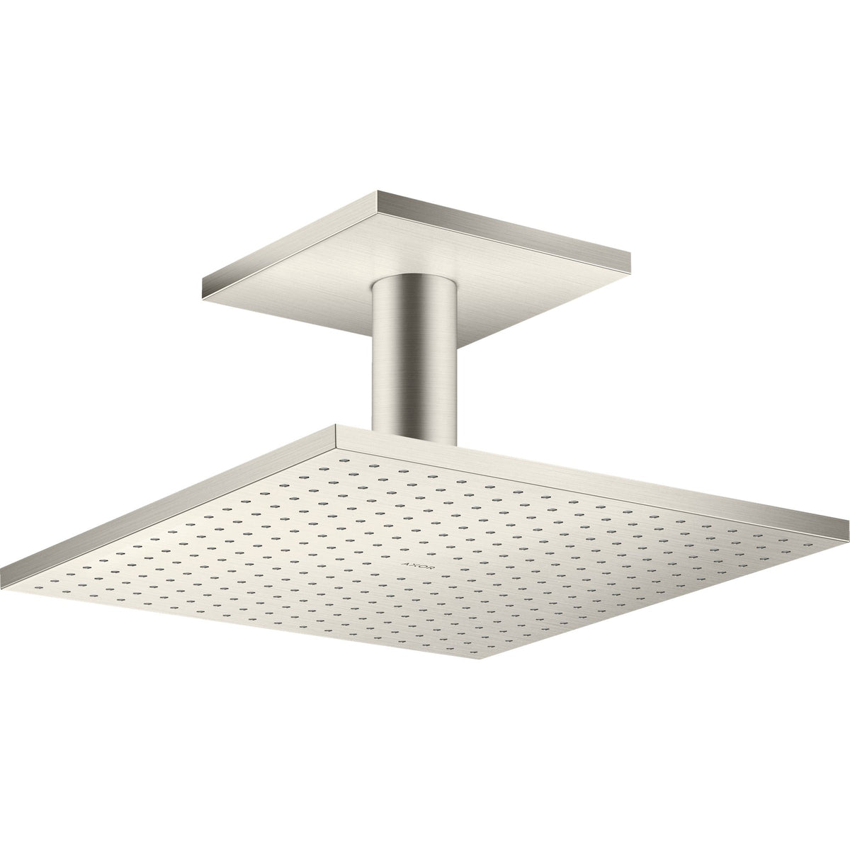 AXOR-ShowerSolutions-Overhead-shower-300-300-1jet-with-ceiling-connection-Stainless-Steel-Optic-35316800