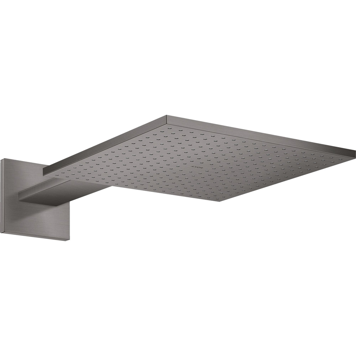 AXOR-ShowerSolutions-Overhead-shower-300-300-1jet-with-shower-arm-Brushed-Black-Chrome-35314340