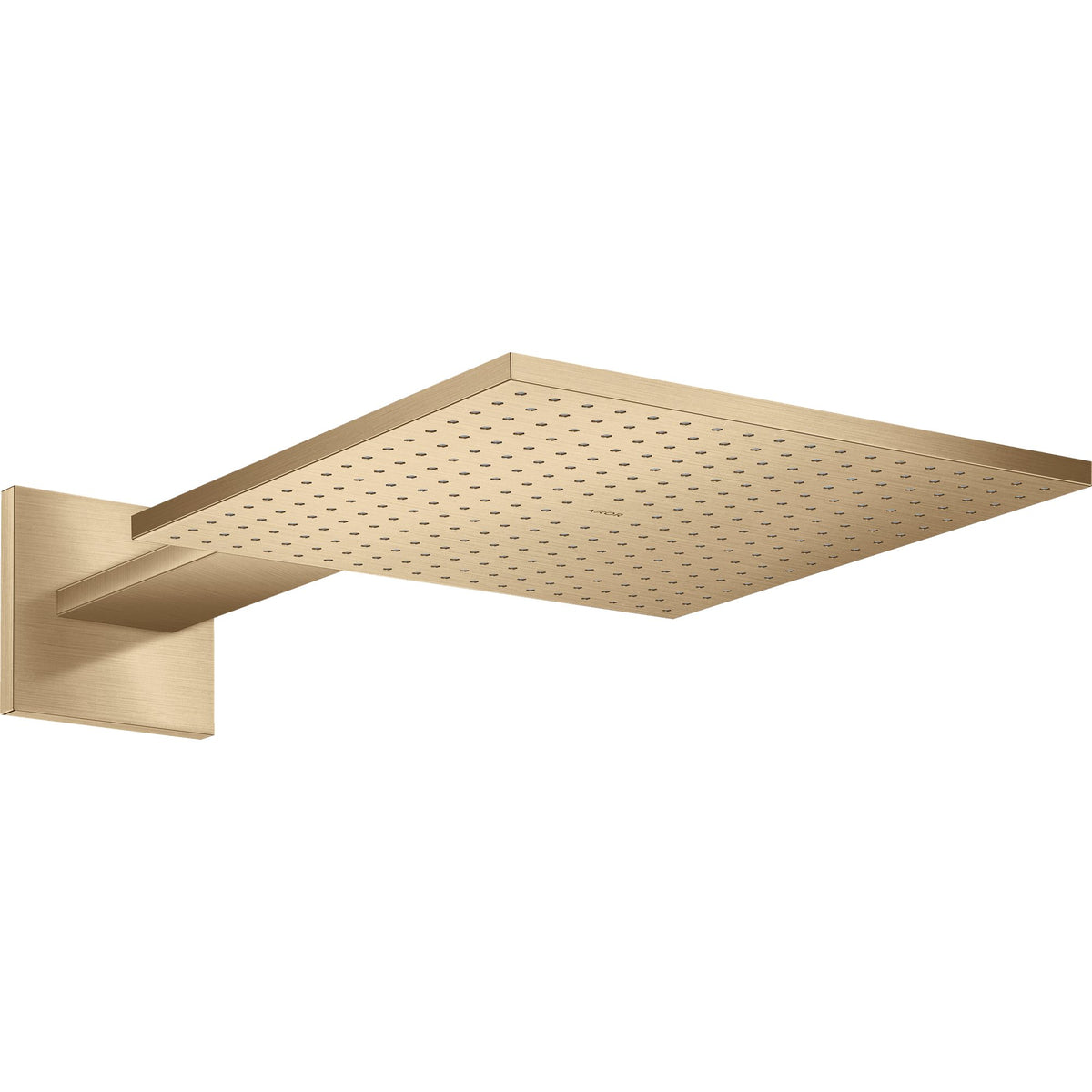 AXOR-ShowerSolutions-Overhead-shower-300-300-1jet-with-shower-arm-Brushed-Bronze-35314140