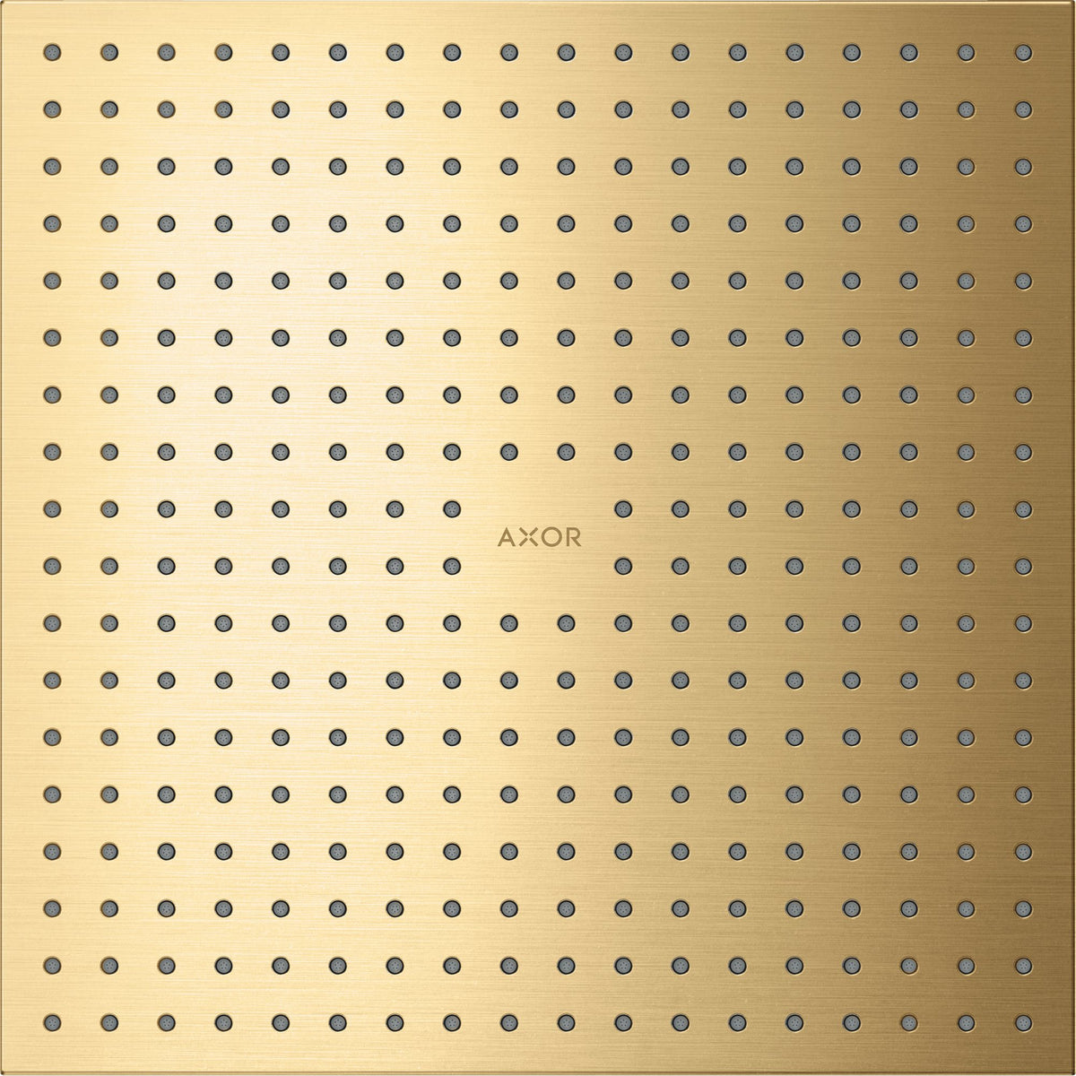 AXOR-ShowerSolutions-Overhead-shower-300-300-2jet-ceiling-integrated-Brushed-Gold-Optic-35321250